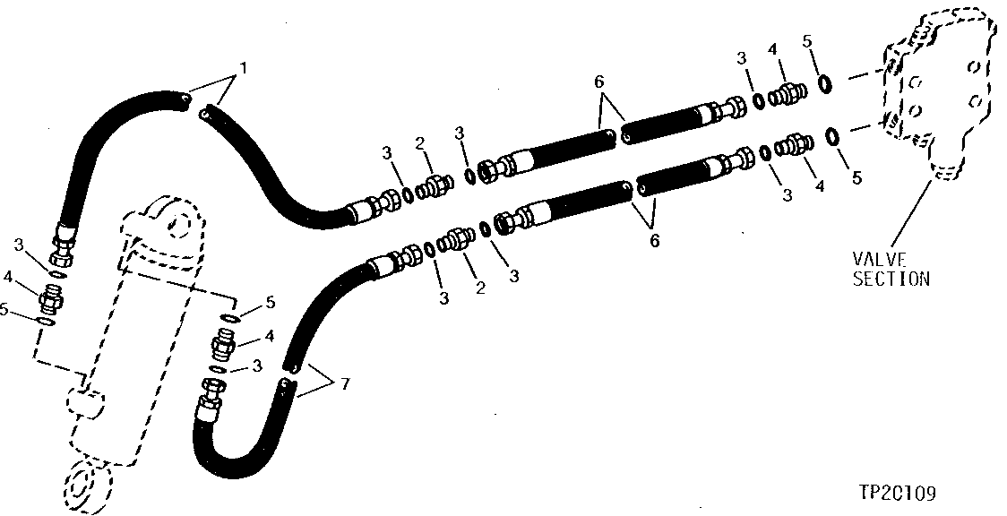 FRONT-MOUNTED EQUIPMENT HYDRAULICS ( - 542333)