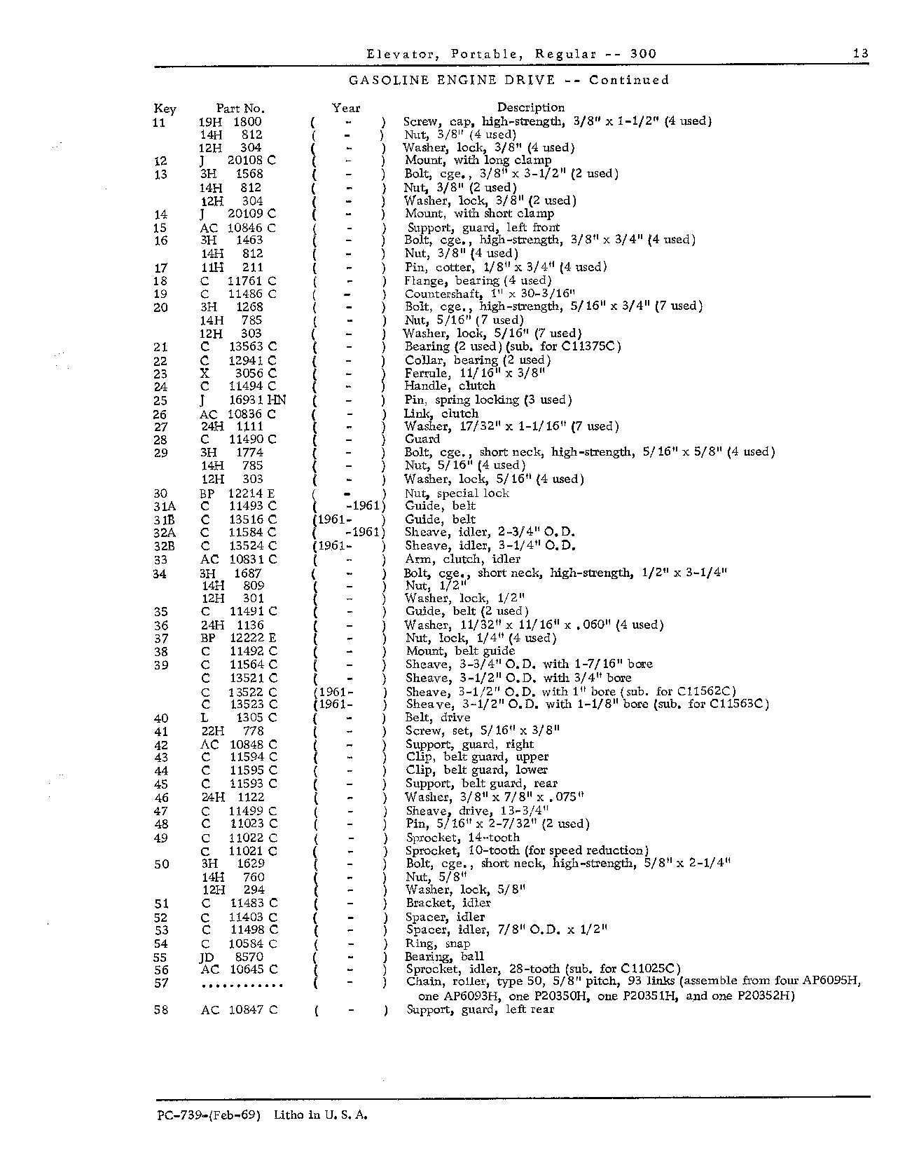 DRIVES: Gasoline Engine (Continued)