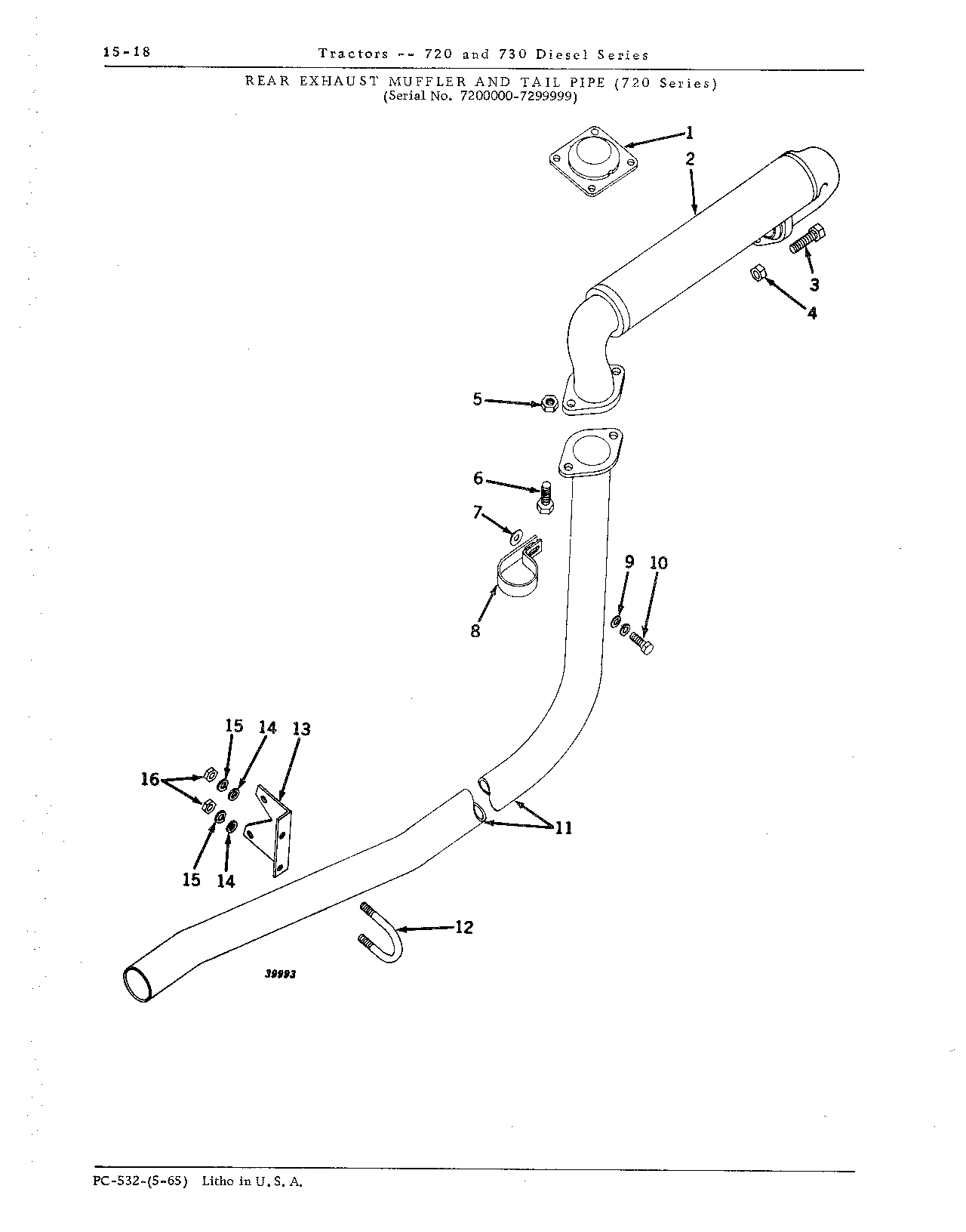 Muffler and tail pipe