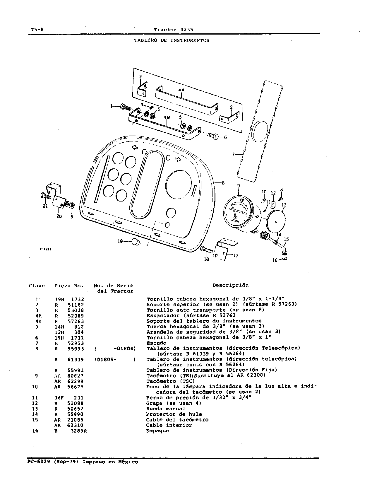 Tablero de Instrumentos