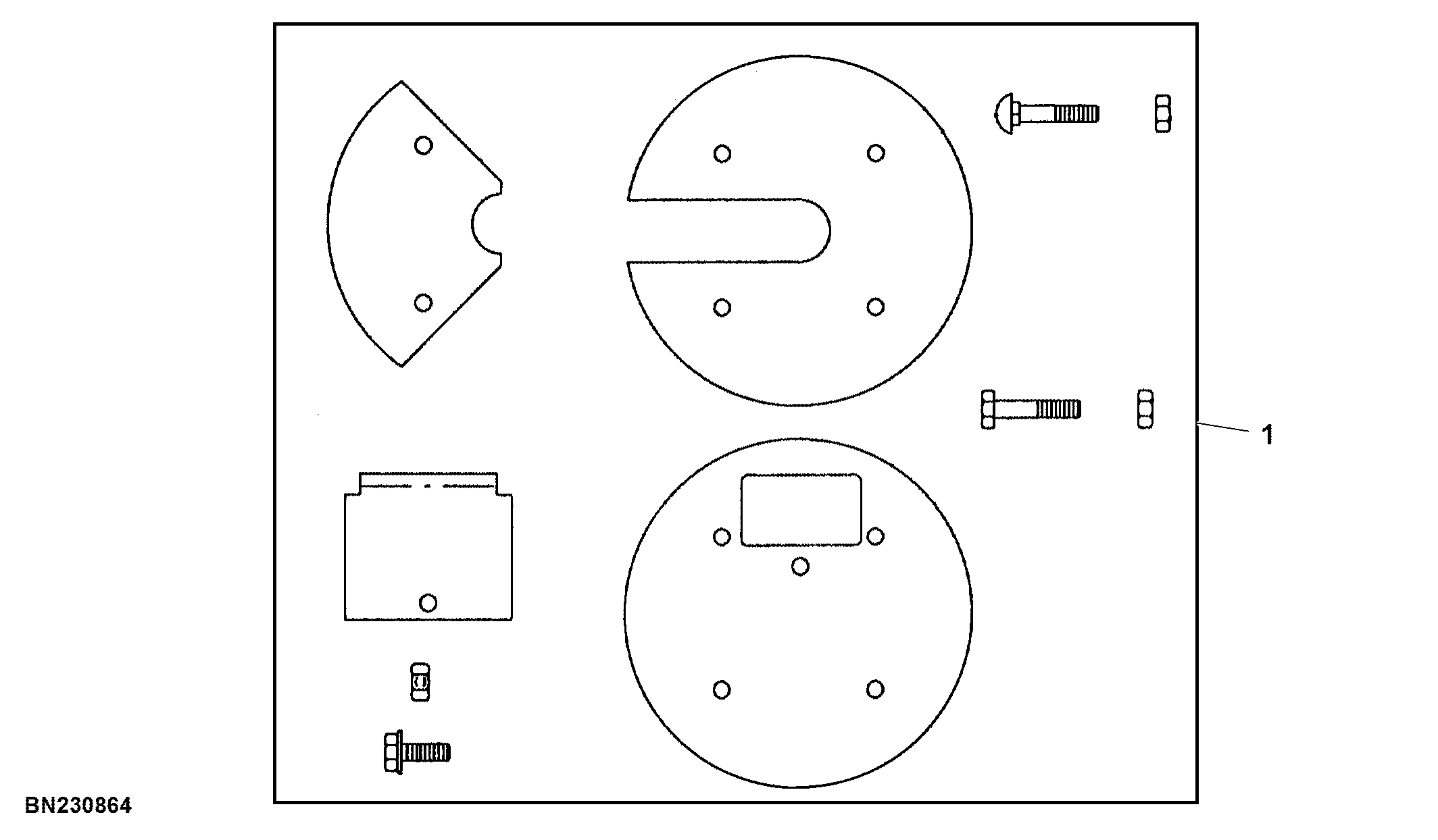 Attachment, Wheel Cover Kit