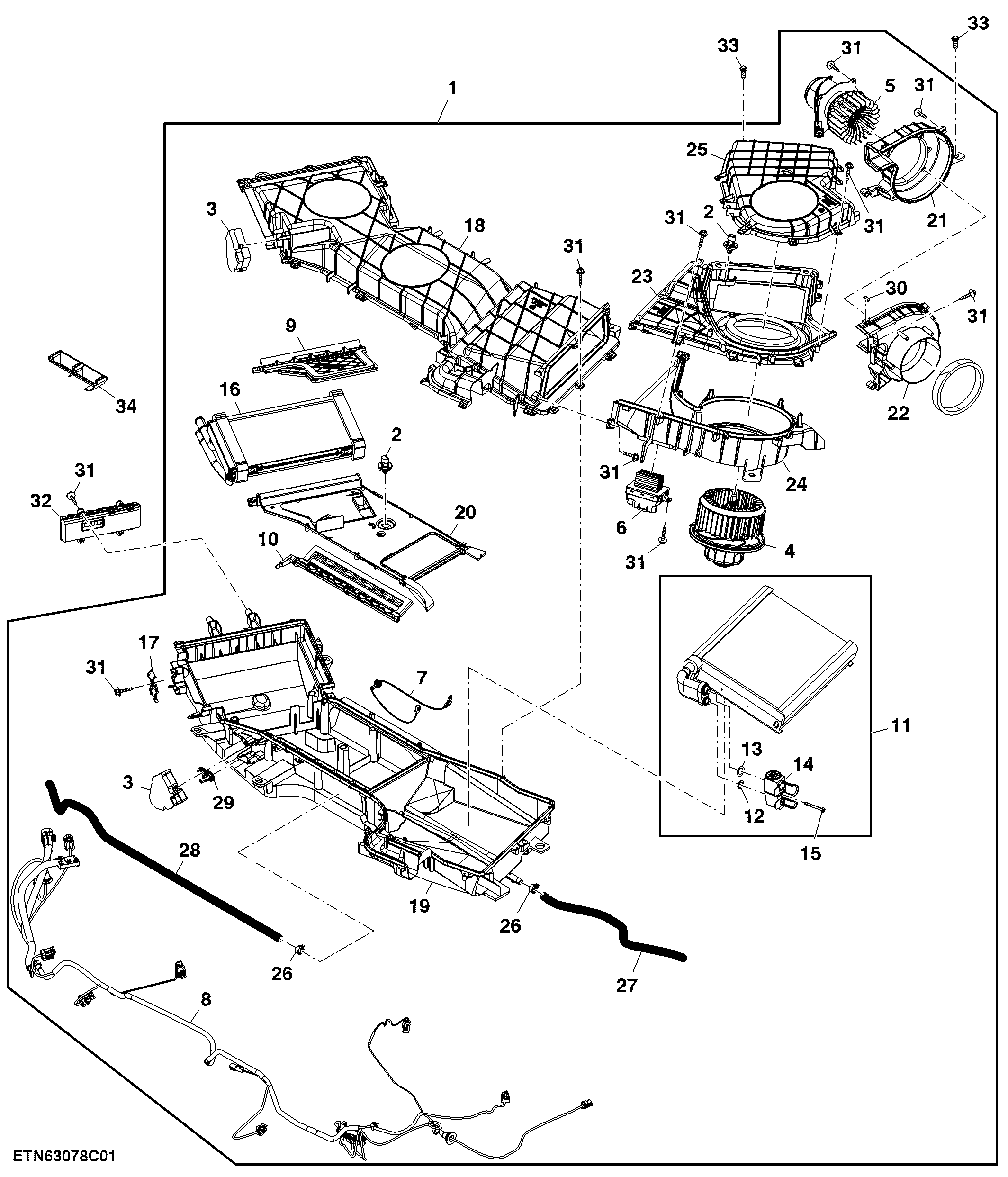 Heating Ventilation and Air Conditioning Module