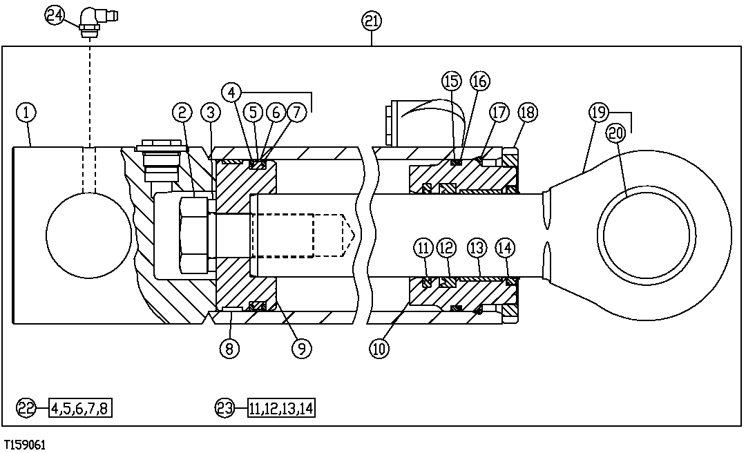 Stabilizer Cylinder and Repair Kits ( - 932172)