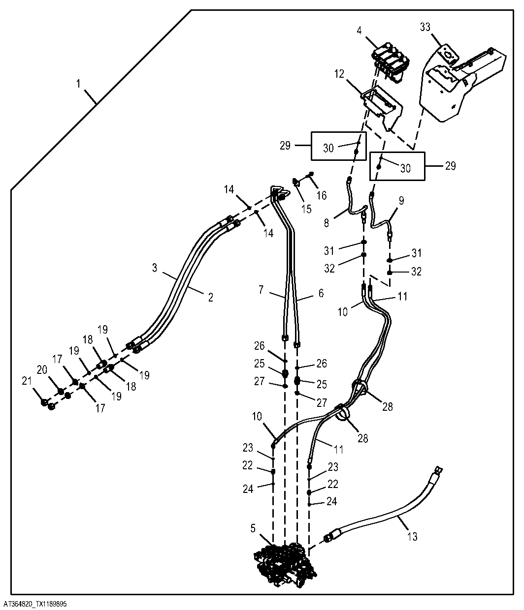Three Lever To Four Lever Pilot Controller Conversion Kit (Z-Bar)