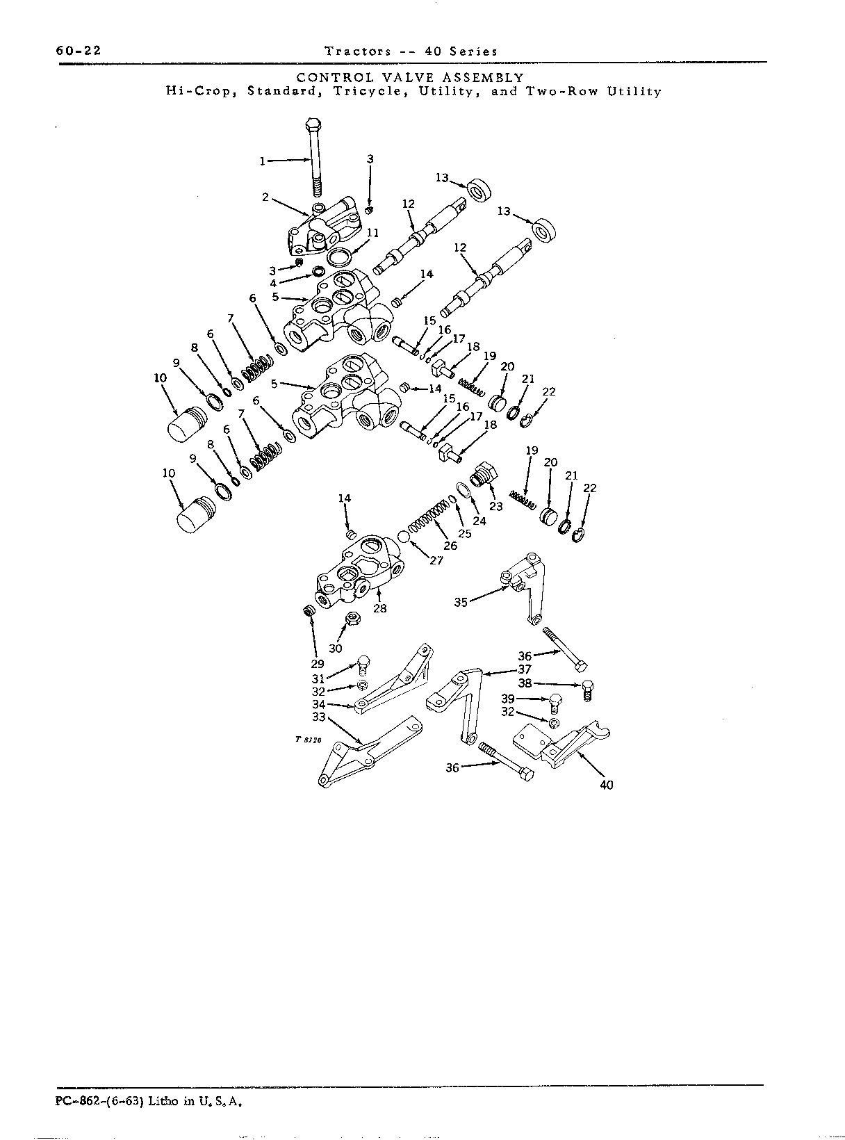 Control valve assembly (H, S, T, U, W)