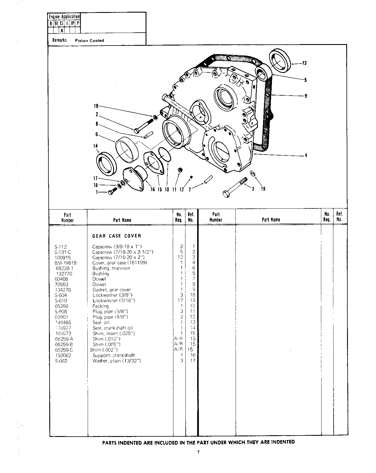 Section 20 - Cummins Engine Cover Plate (Continued)