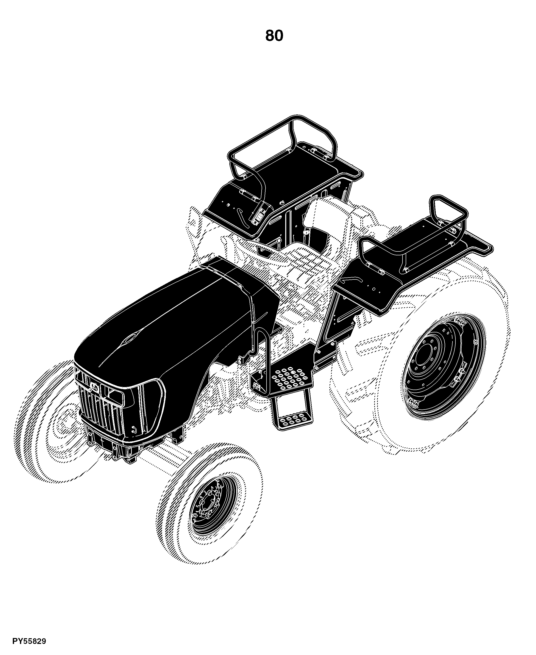 5060E Tractor (TREM IIIA Engine)(India Edition)