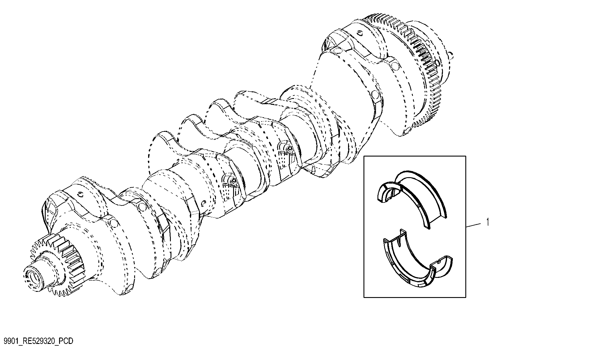 9901 Crankshaft Thrust Bearing Kit