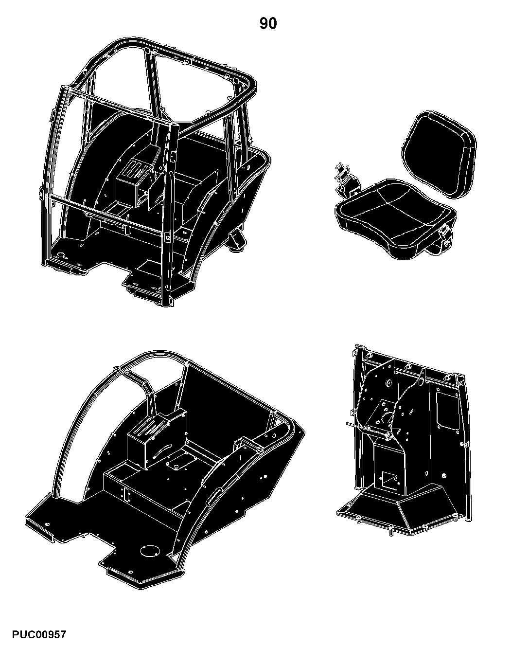 5E-704, 5E-754, 5E-804, 5E-854 Tractors (Stage II)(China Edition_PIN Prefix 1N4)