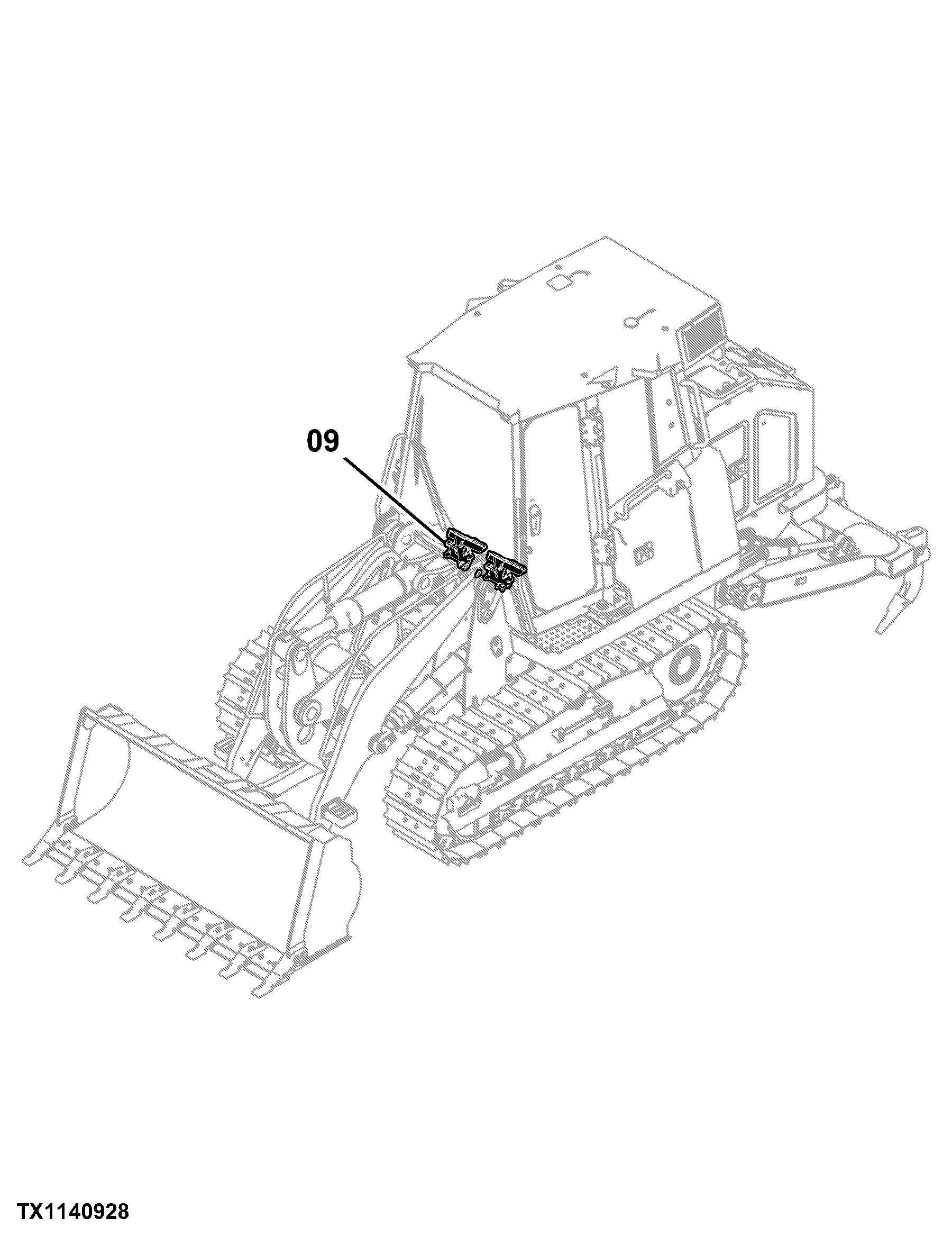 605K Crawler Loader (PIN: 1T0605KX_ _E237629- )