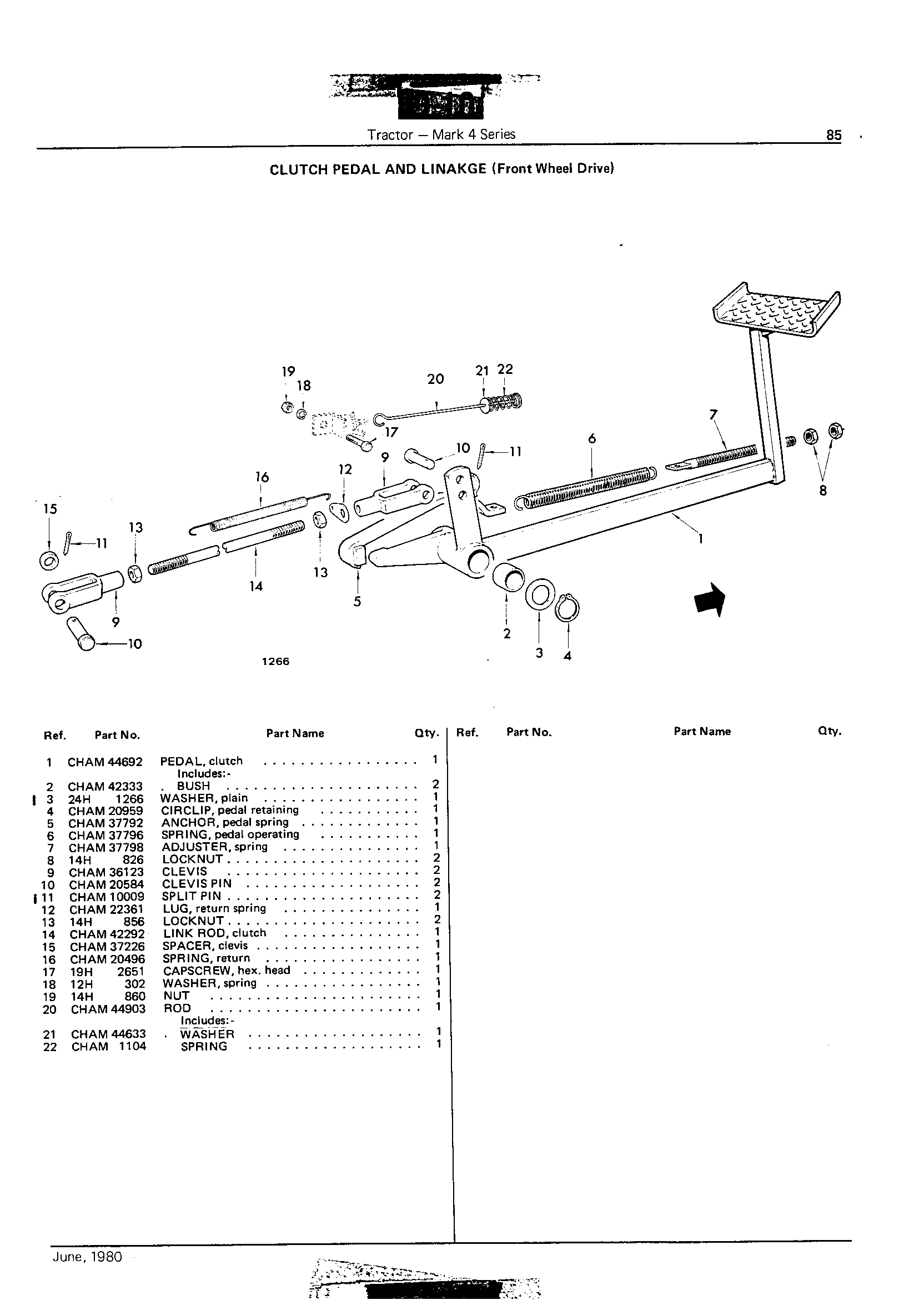Clutch Pedal and Linkage (Continued)
