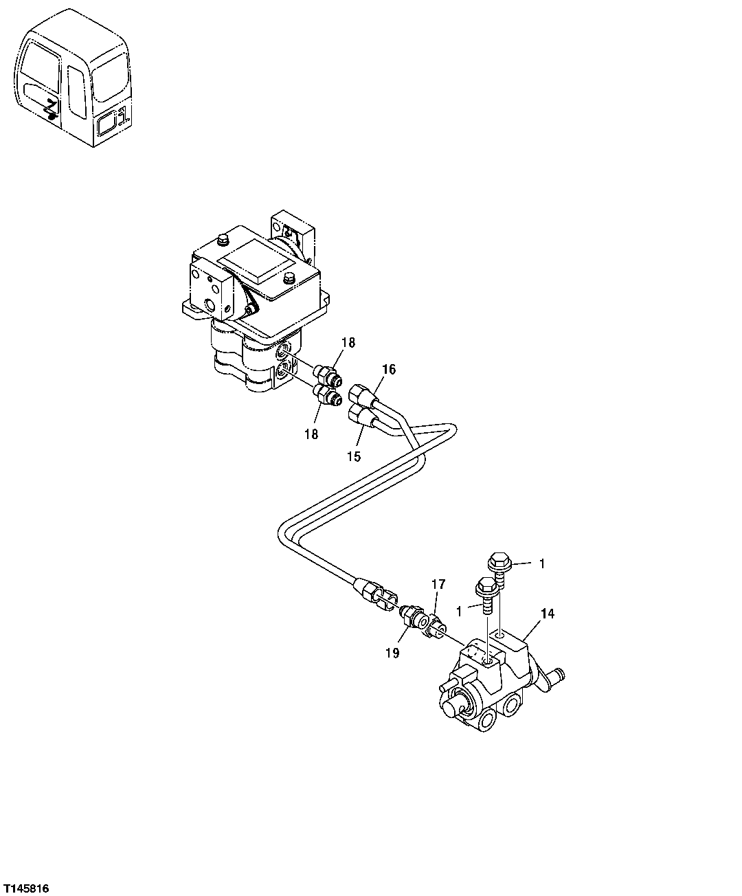 PILOT LINES (PILOT SHUTOFF VALVE TO PROPEL PILOT CONTROLLER)