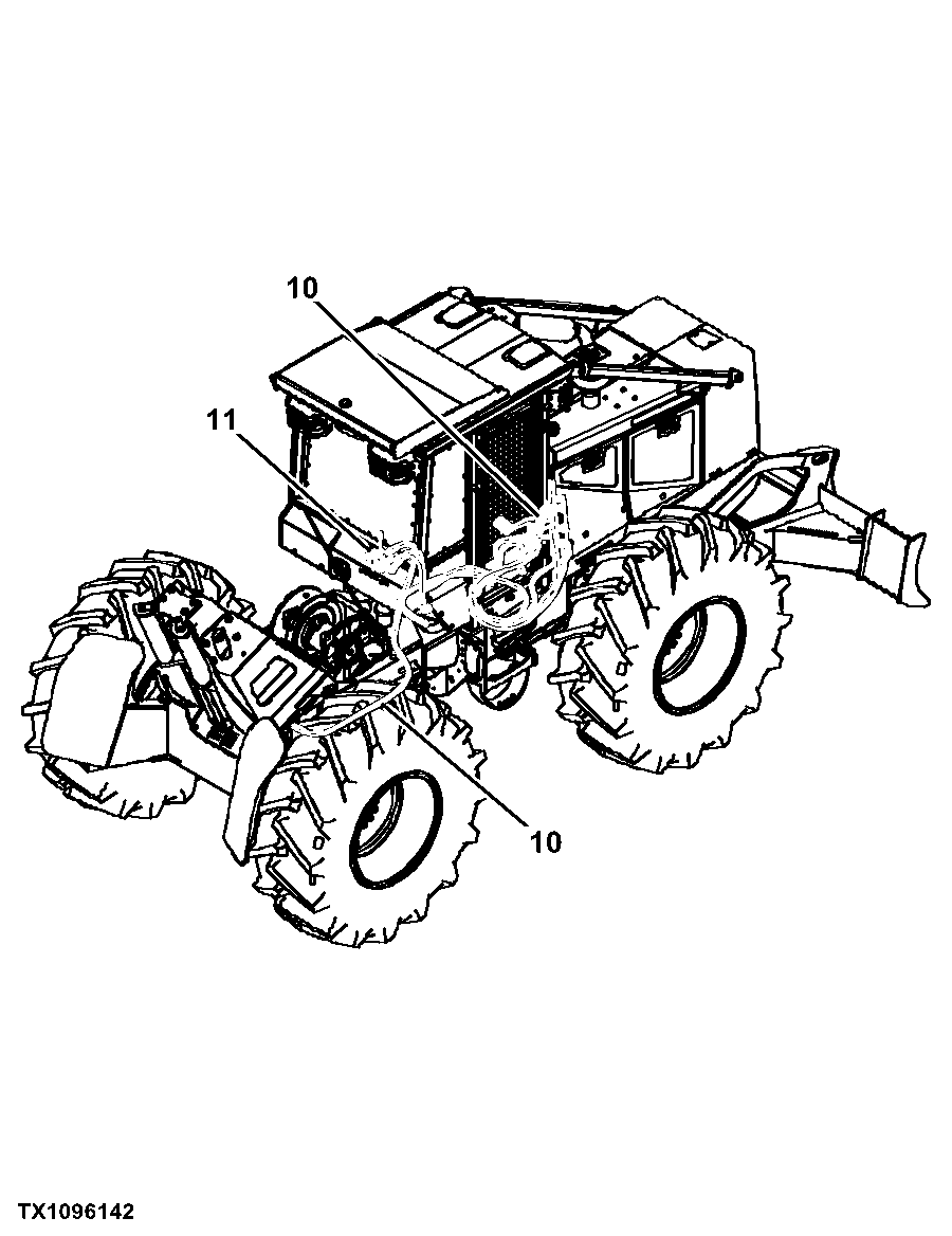 540GIII Cable Skidder (PIN: 1DW540GX_ _C630436 - C666892)