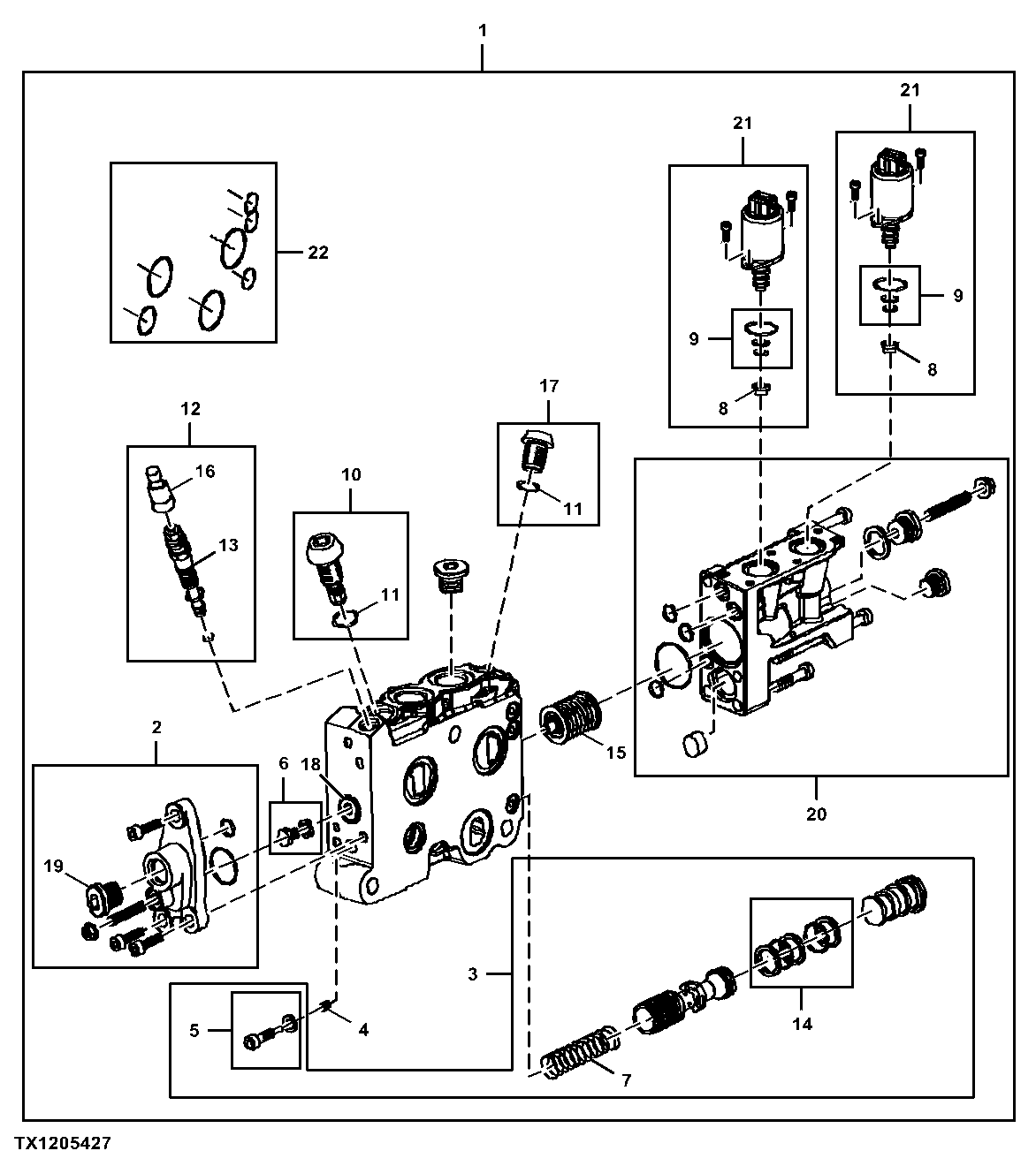 Knife Valve Section, 10 Section (254106 - )