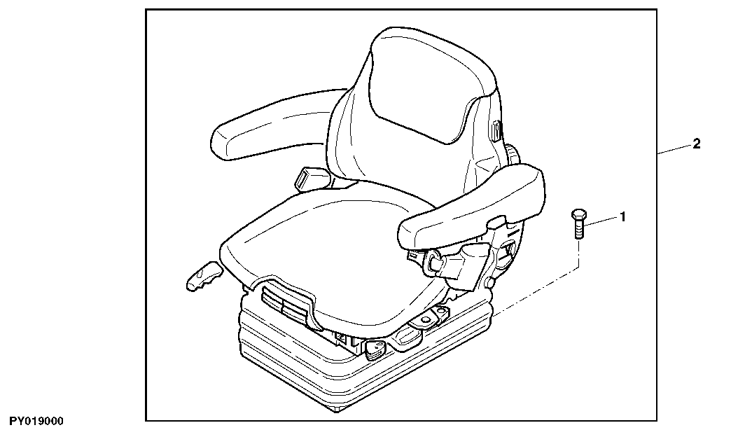 SUPER COMFORT SEAT MSG95 (CAB)