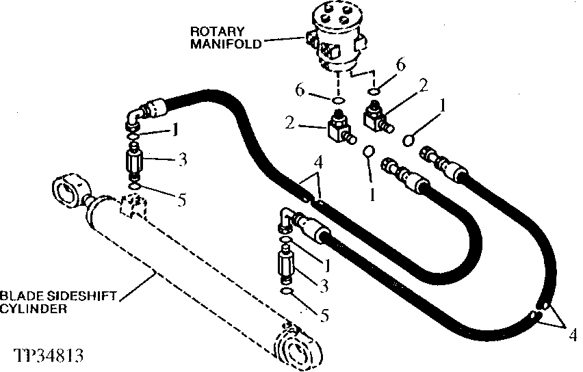 BLADE SIDESHIFT CYLINDER HYDRAULICS (543490 - )