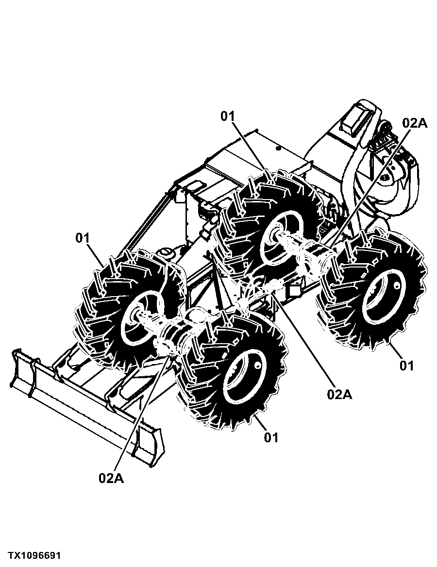 548GIII Grapple Skidder (PIN: 1DW548GX_ _C630436 - C666892)