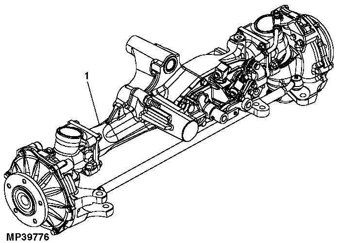 Front Axle (040001 - )