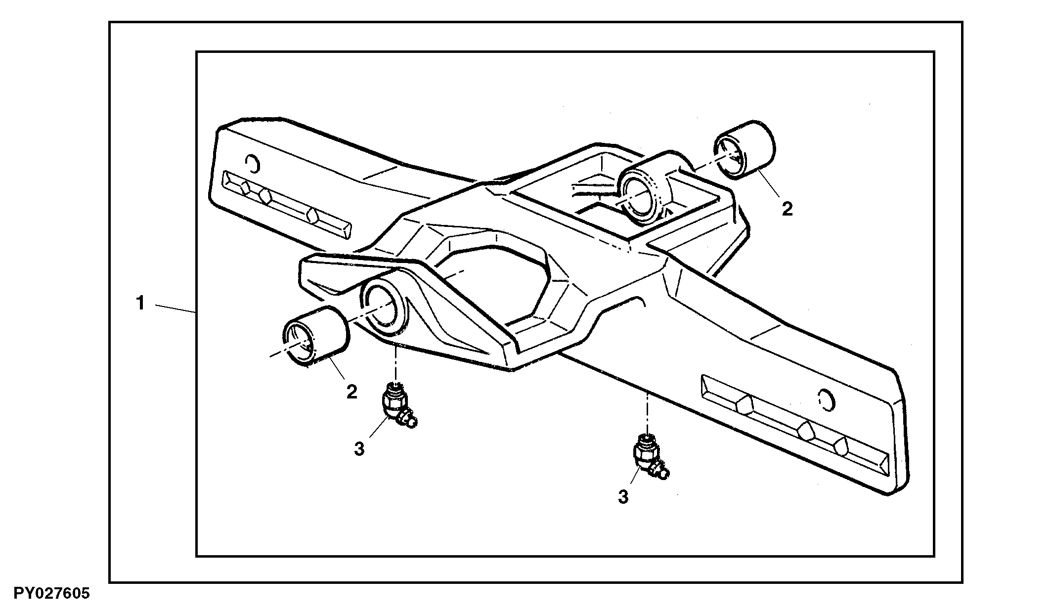 FRONT AXLE CENTER (STANDARD VERSION) ( - 647868)
