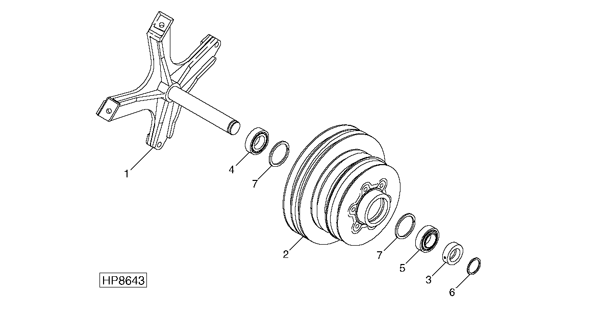 FEED ACCELERATOR DRIVER SECONDARY JACKSHAFT