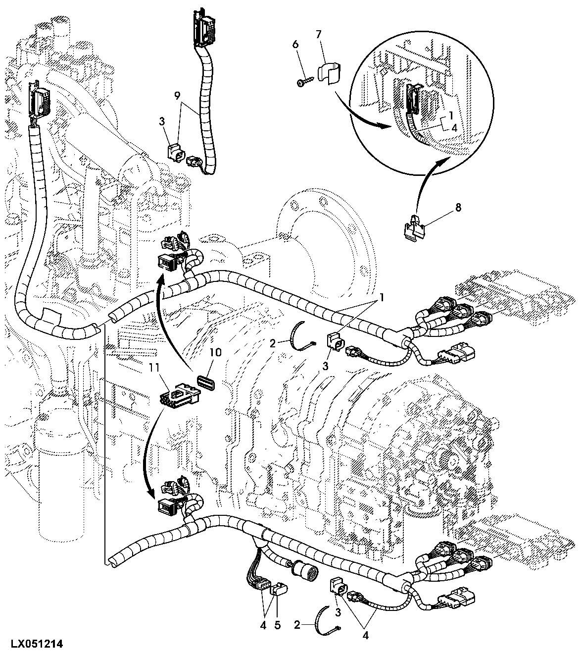 WIRING HARNESS, W/ AND W/O ELECTRONIC POWER MODULE (PC5)