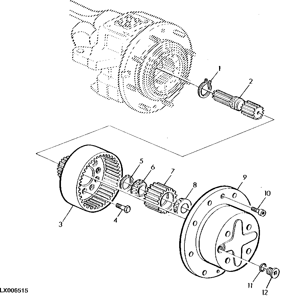 FRONT WHEEL DRIVE, PLANETARY DRIVE (APL2045)