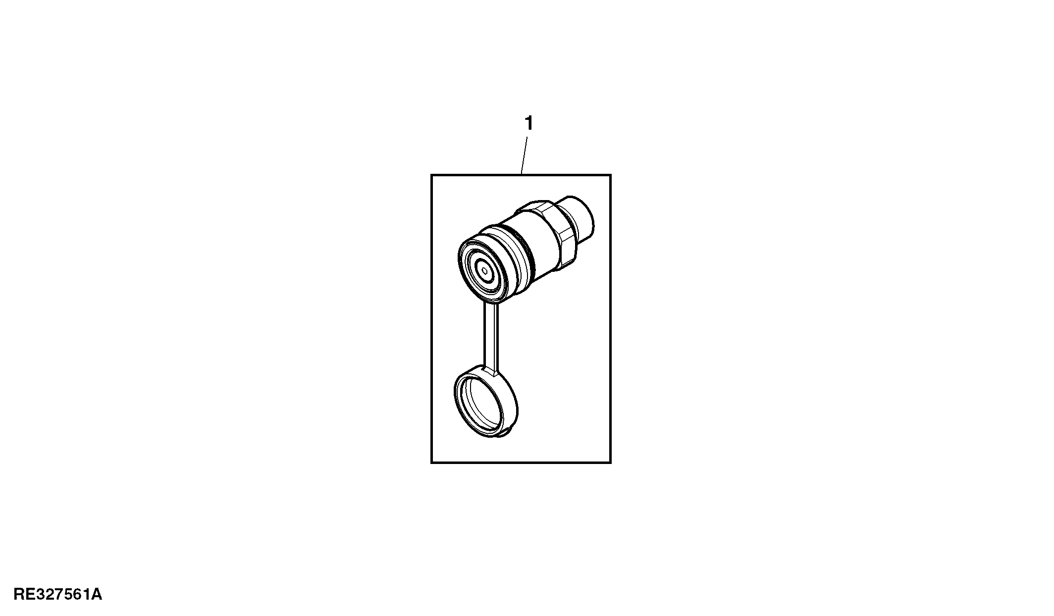Attachment, Hydraulic Quick Connector, Motor Case Drain