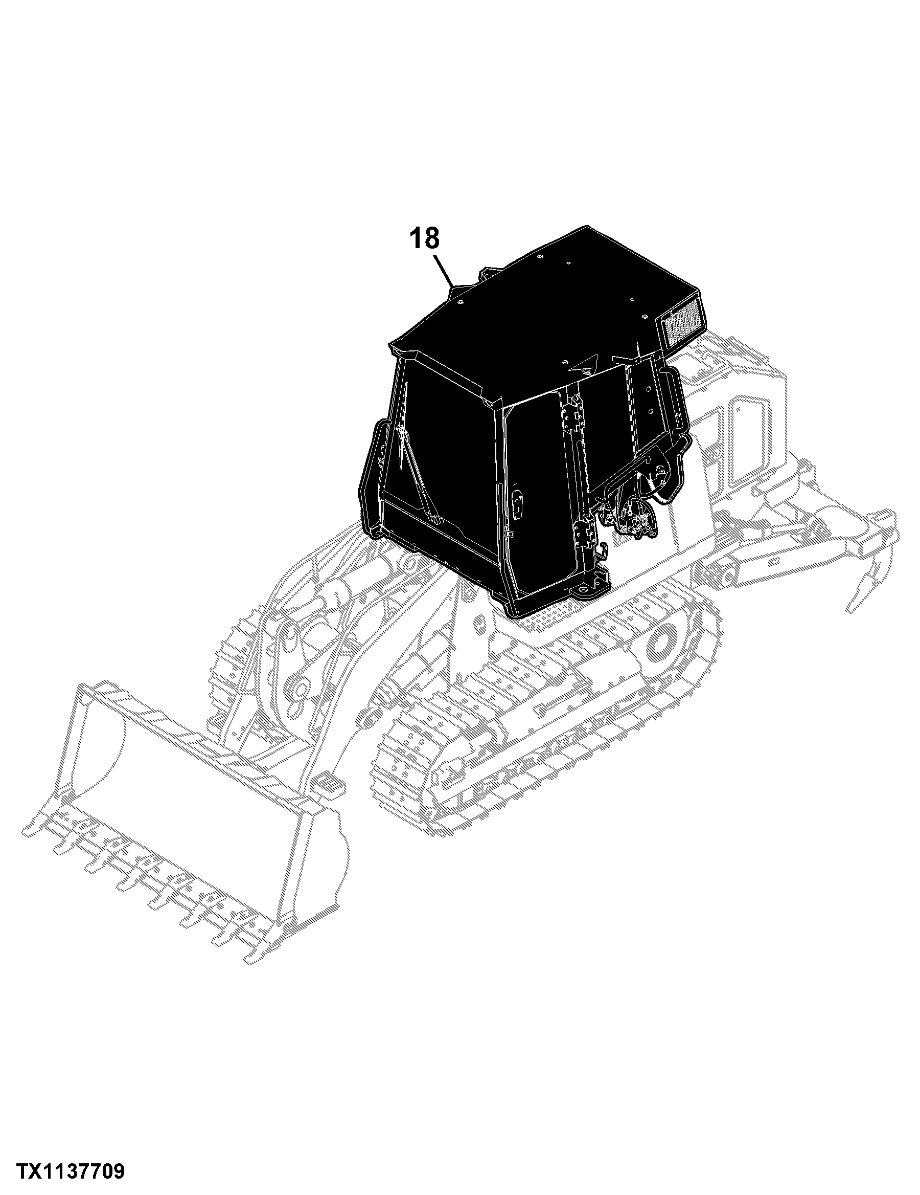 605K Crawler Loader (PIN: 1T0605KX_ _E237629- )