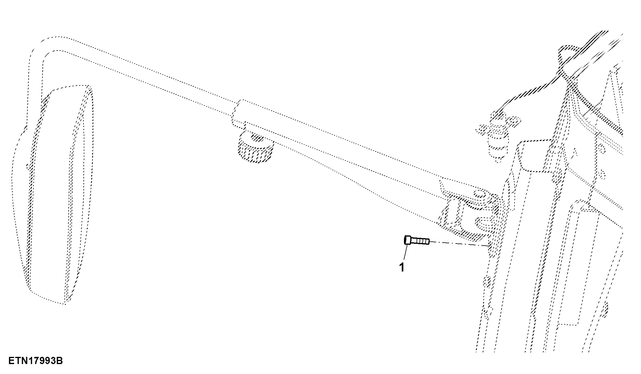 Mounting Hardware, A Post Mirror, RH, 35 mm