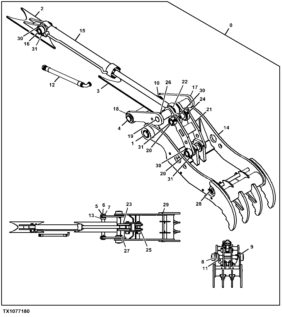 Progressive Hydraulic Thumb Kit, With Coupler (Kits Built 28 June 2010 -)