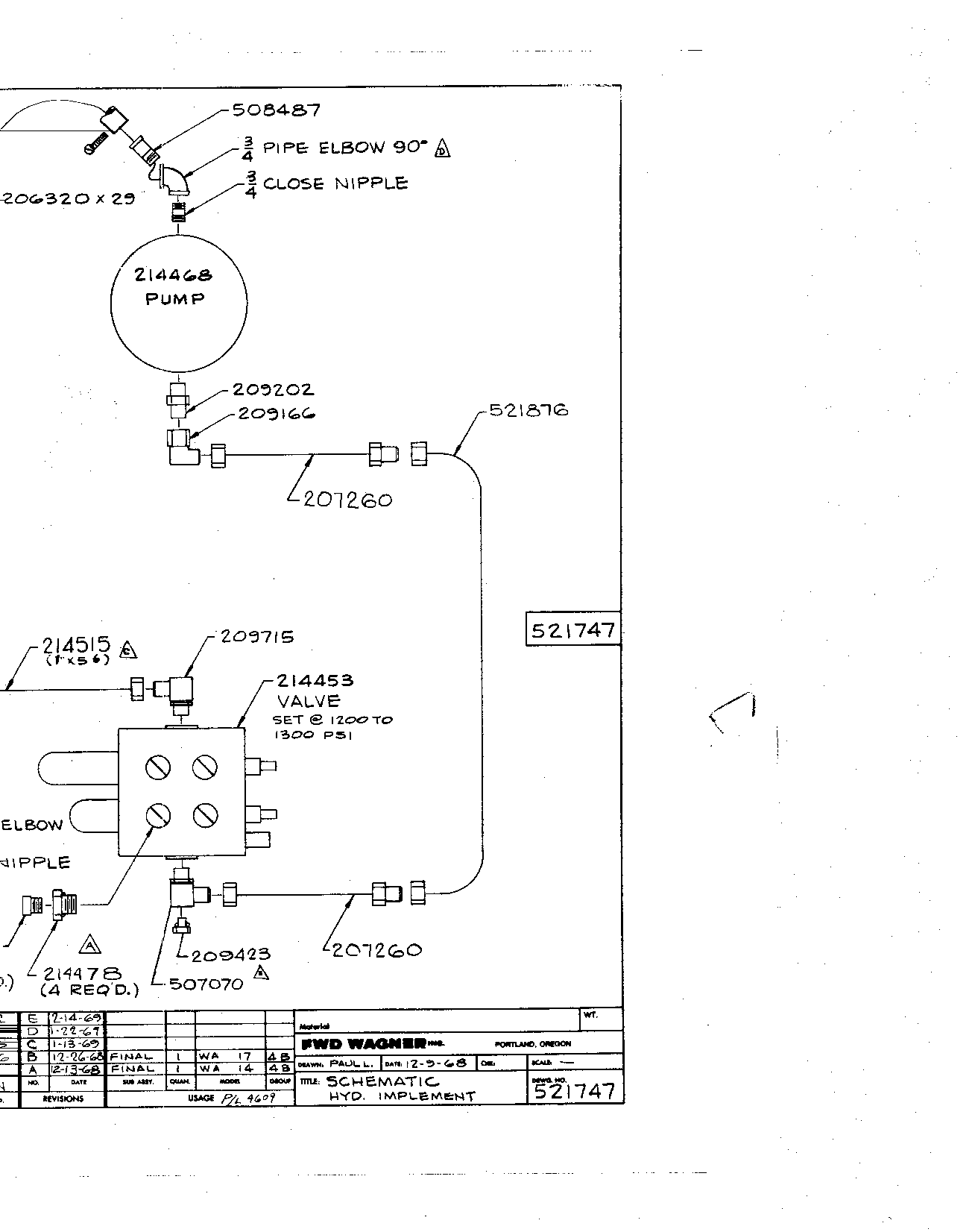 Section 70 - Hydraulics Implement & Vehicle Schematic (Continued)