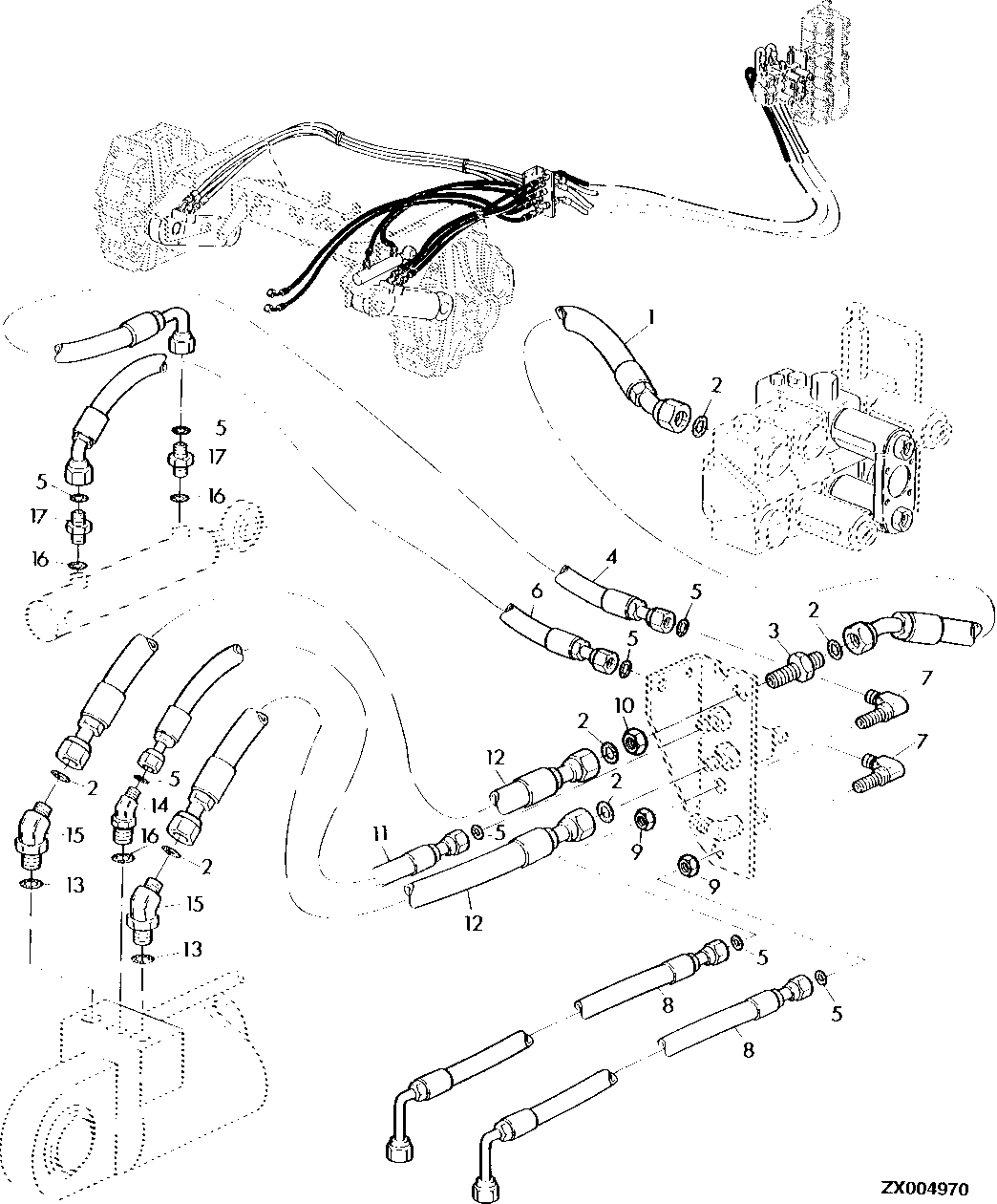 Hydraulic Hoses And Connections, HillMaster™ L.H. Side