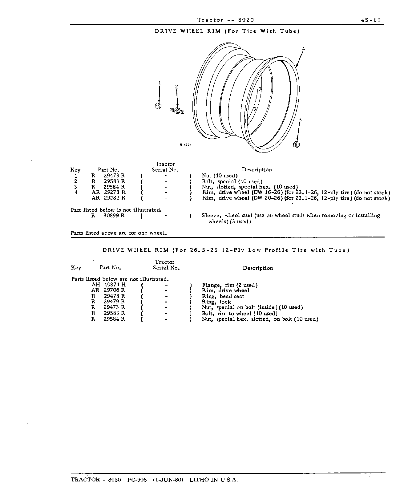 Section 45-Wheels, Axles, Drives, and Differential (Continued)