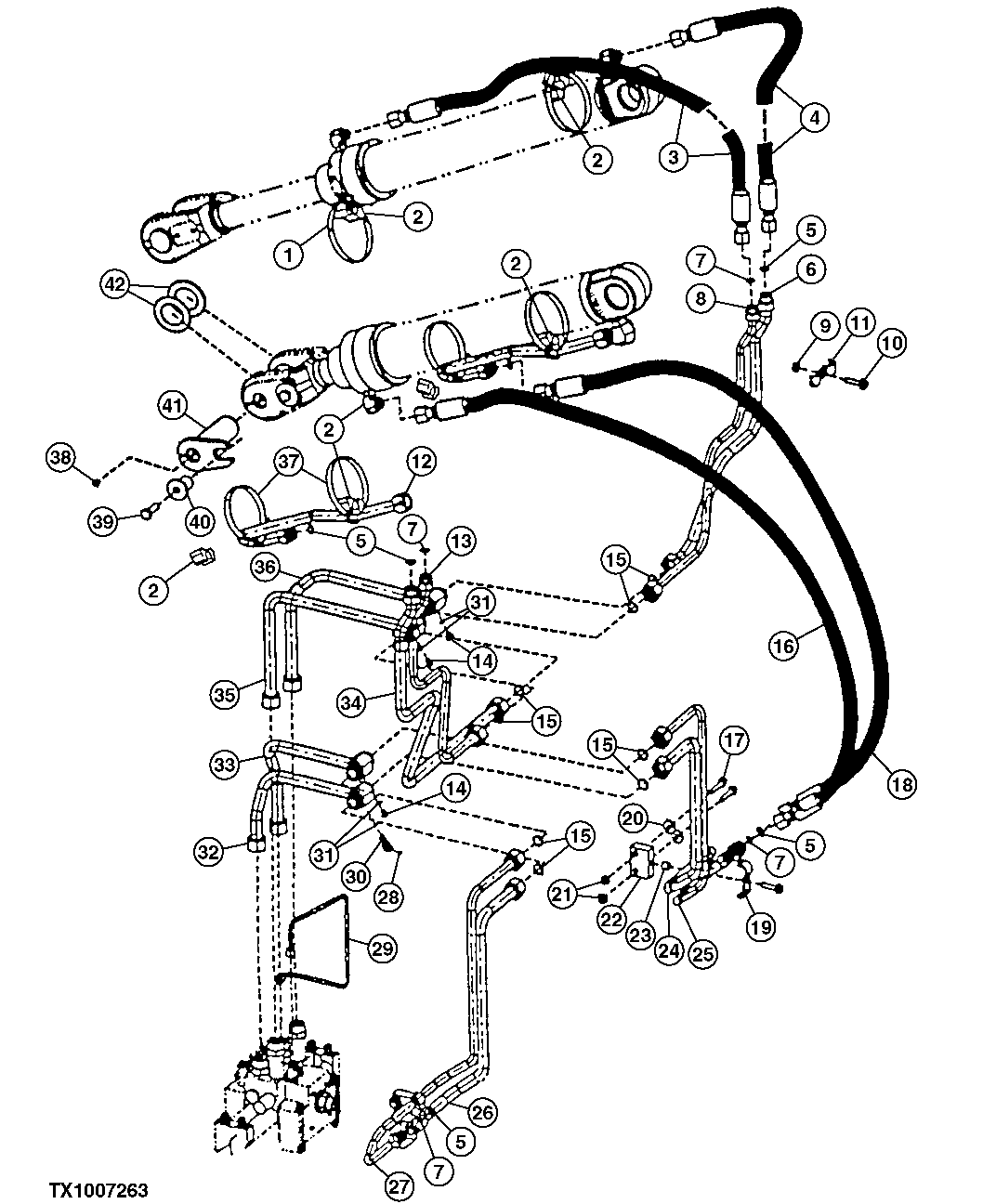 Boom and Bucket Cylinder Hydraulics (For Use With Tool Carrier or Log Loader) ( - 568711)