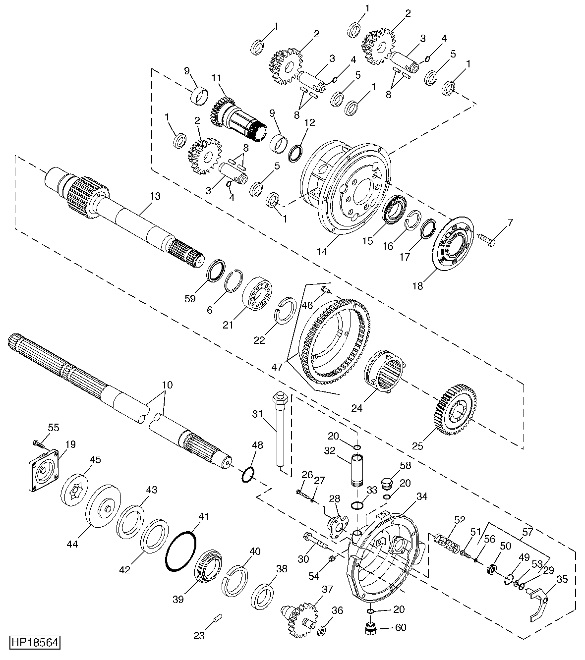 Reverser Gear Box (High Torque Fixed Speed) ( - 730100)