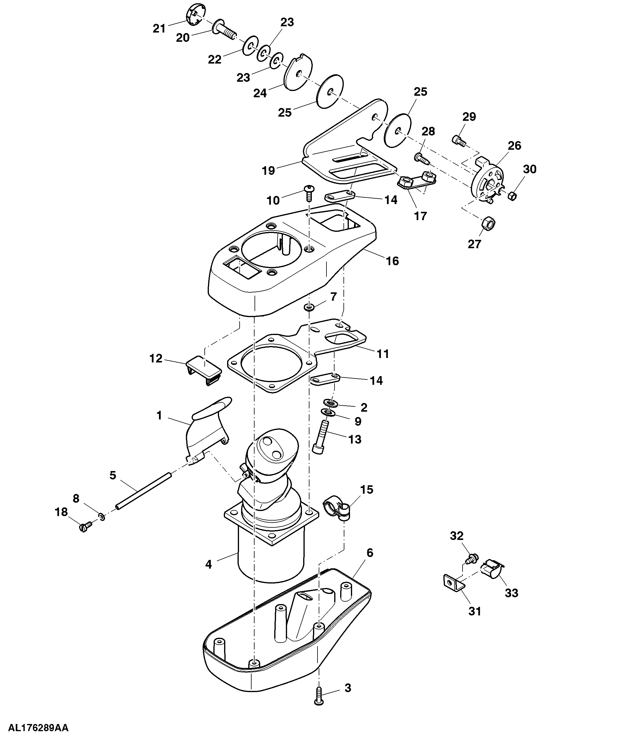 Multi Function Lever, Armrest Integrated, W/ IVT™ , W/ 4th SCV