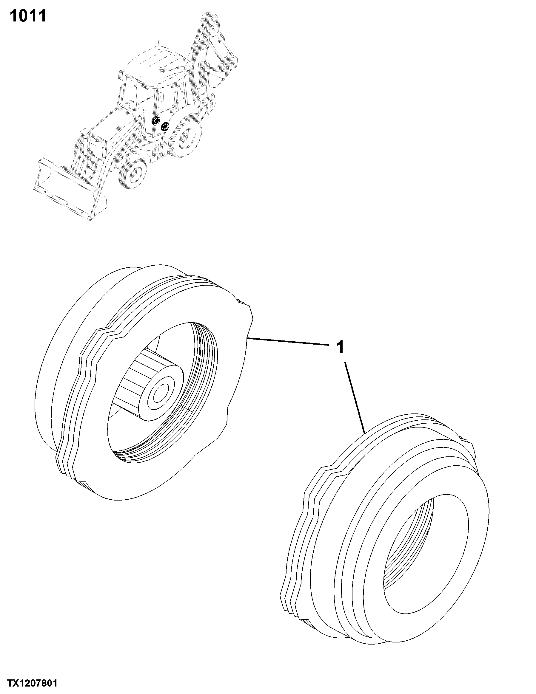 1011 Service Brake Active Elements