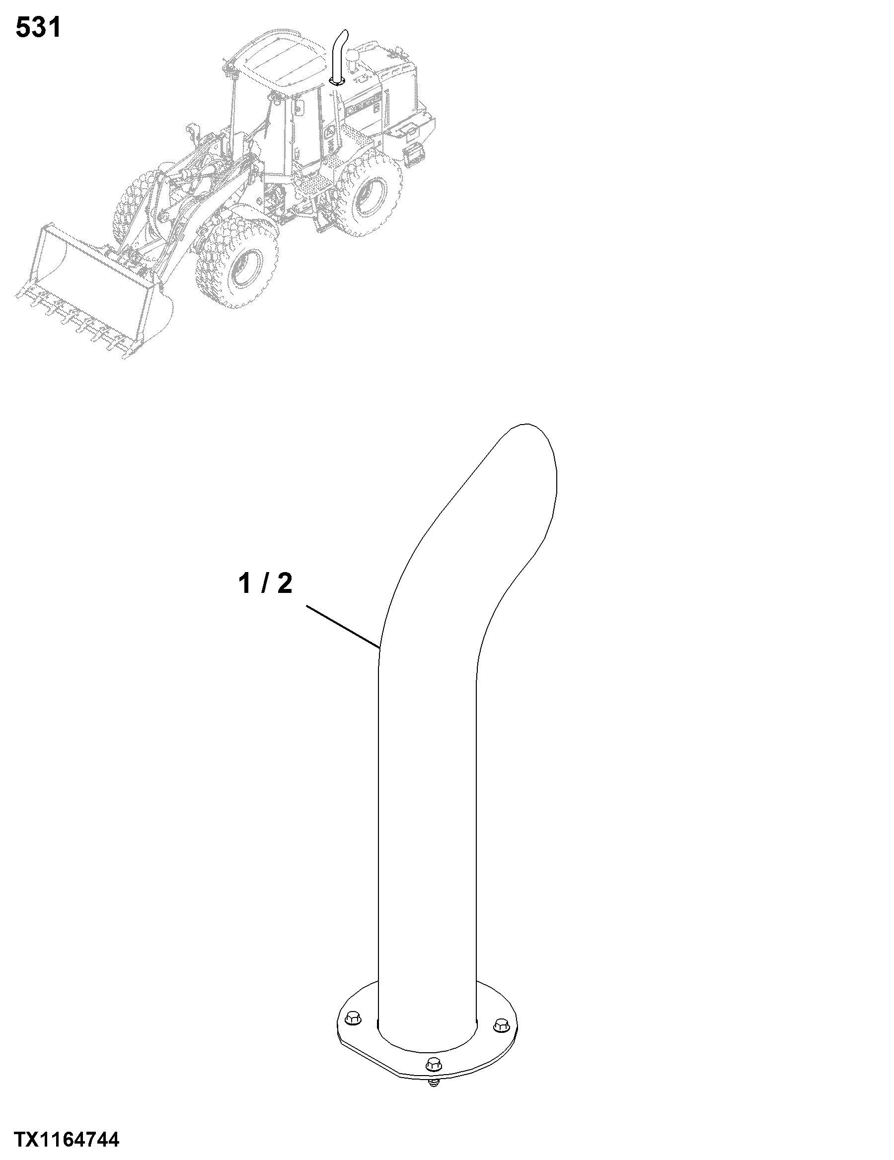 0531 Muffler & Exhaust Pipe