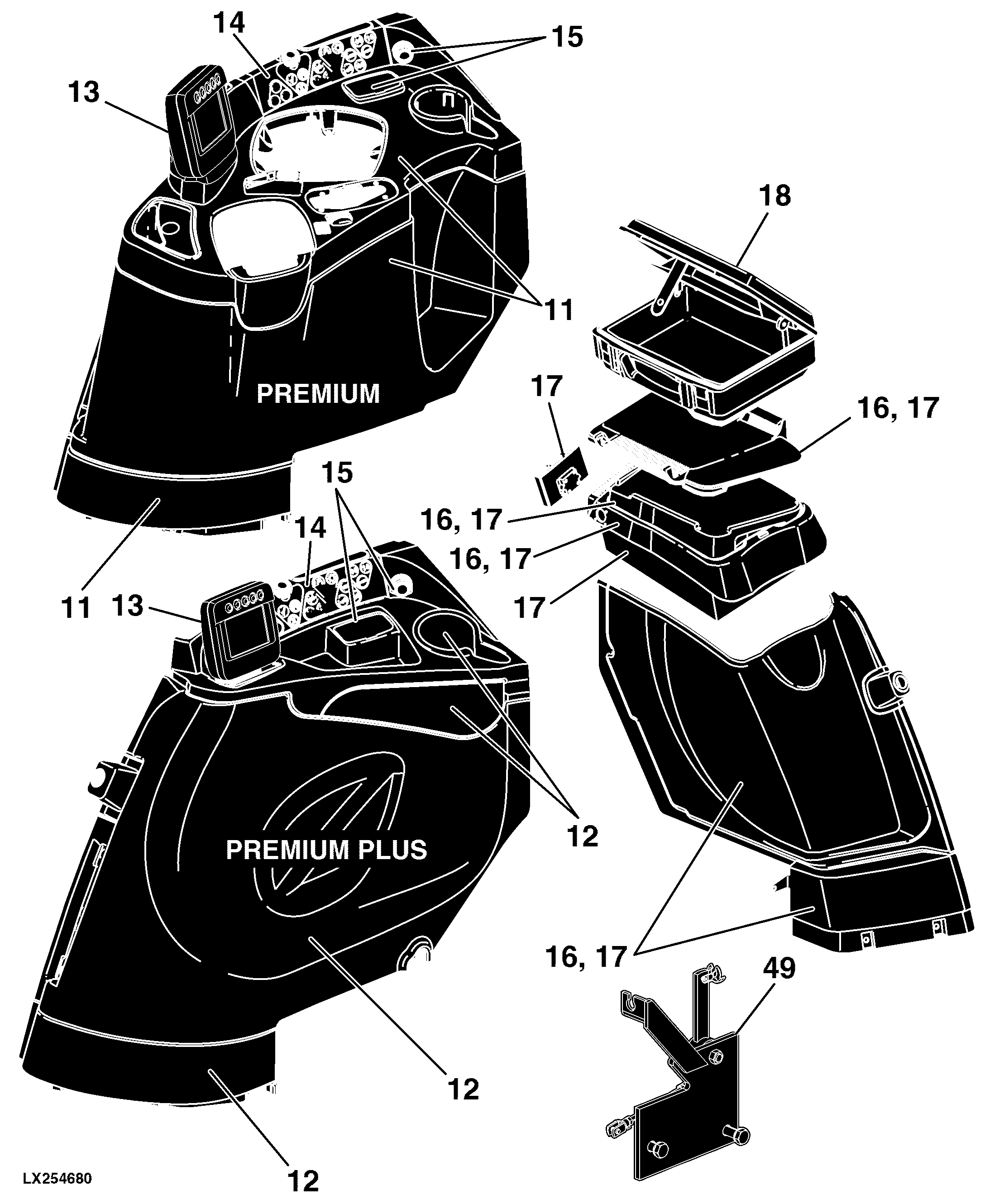 93 Operators Station, Controls And Accessories