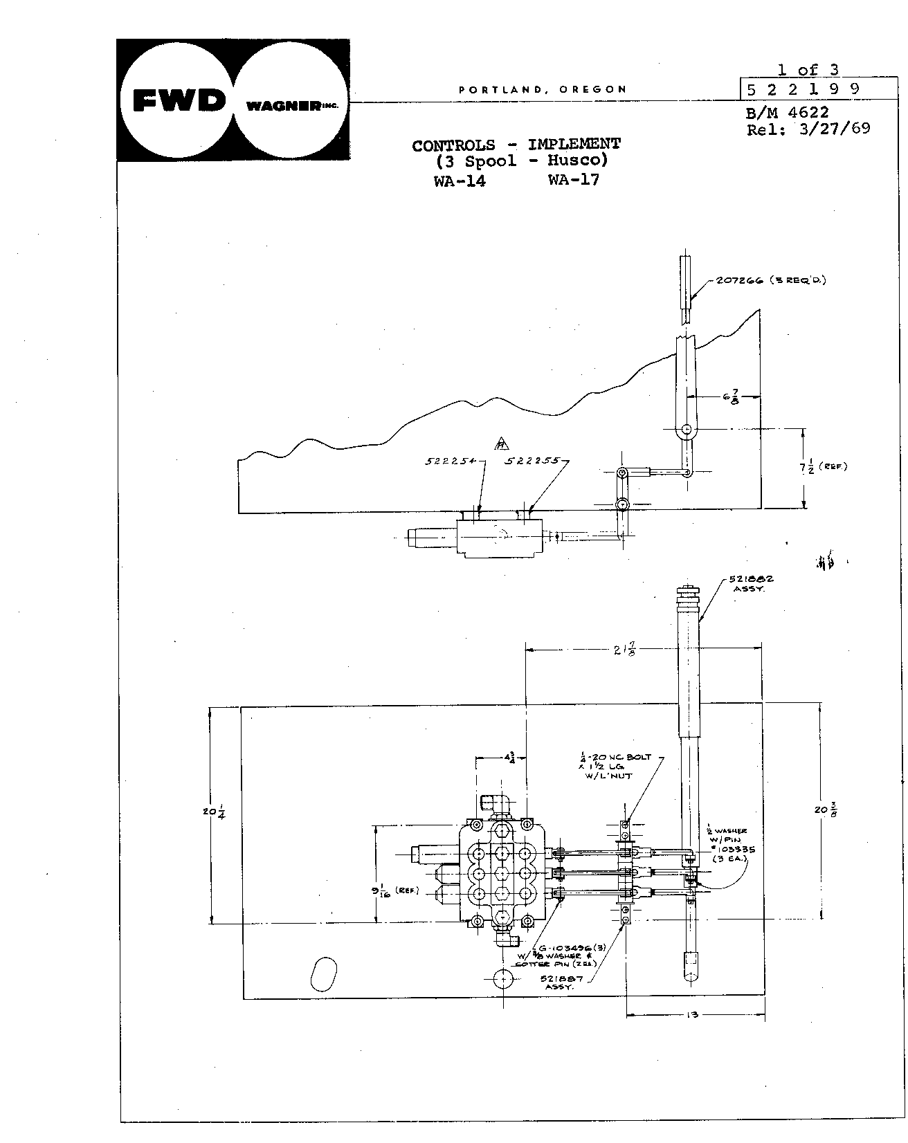 Section 70 - Hydraulics 3-Spool Husco Implement Controls