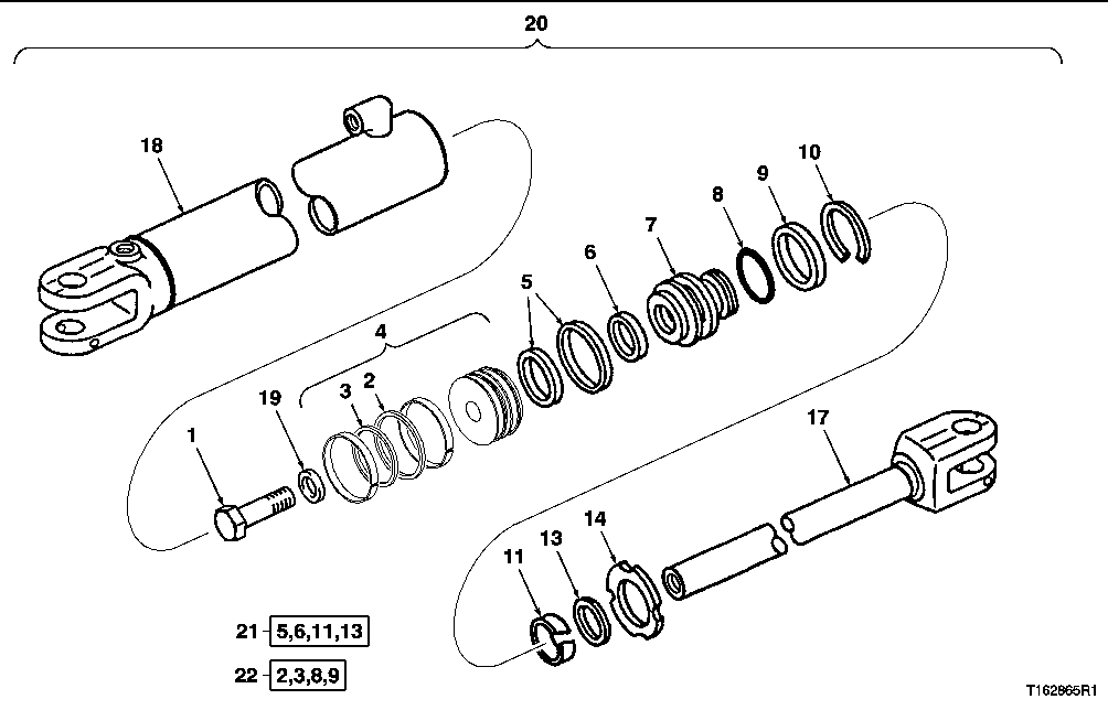 Arch Cylinder (Dual Function 581887-592998) (Single Function 581887-595081) (90 X 45)