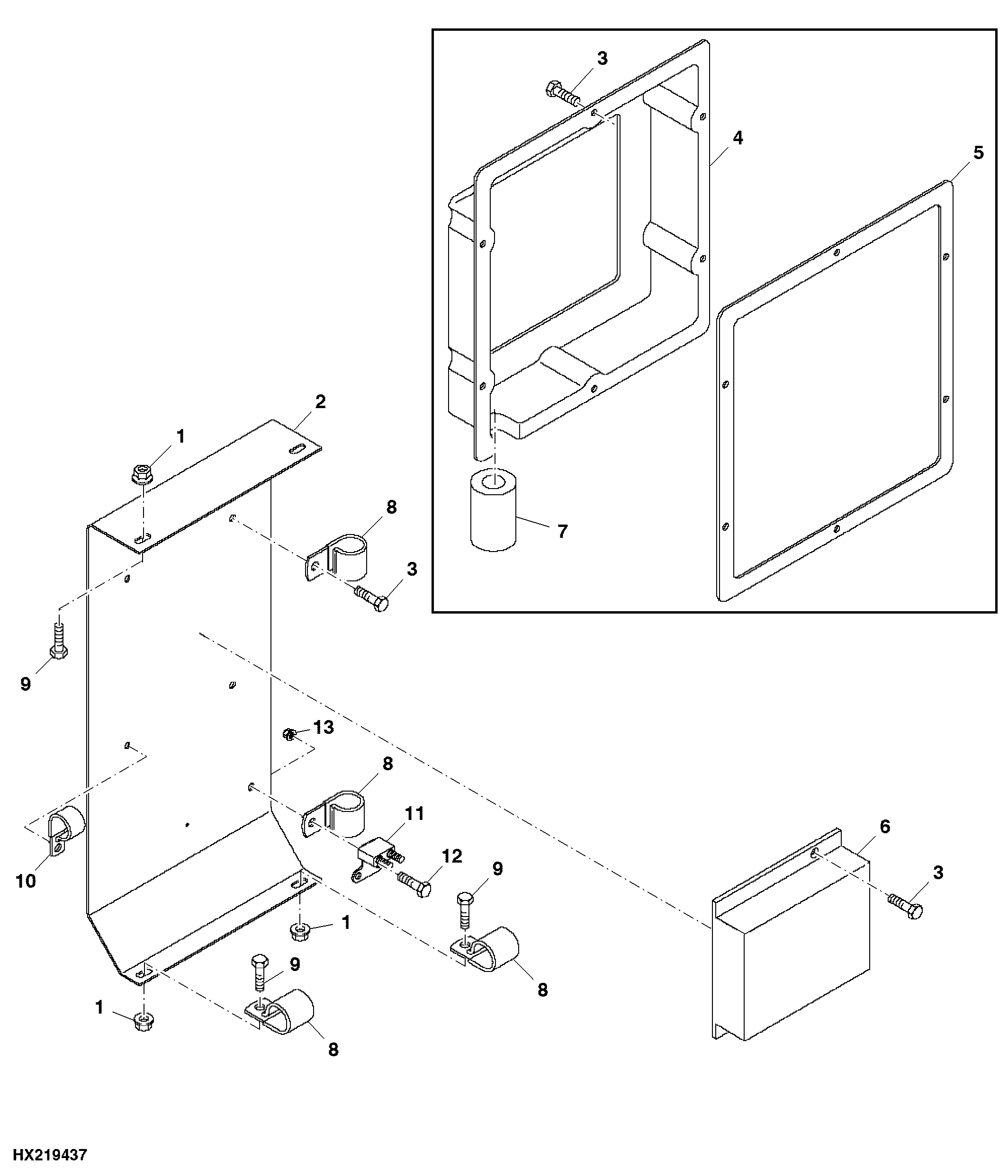 Electronic Control Unit (ECU) Mounting Support