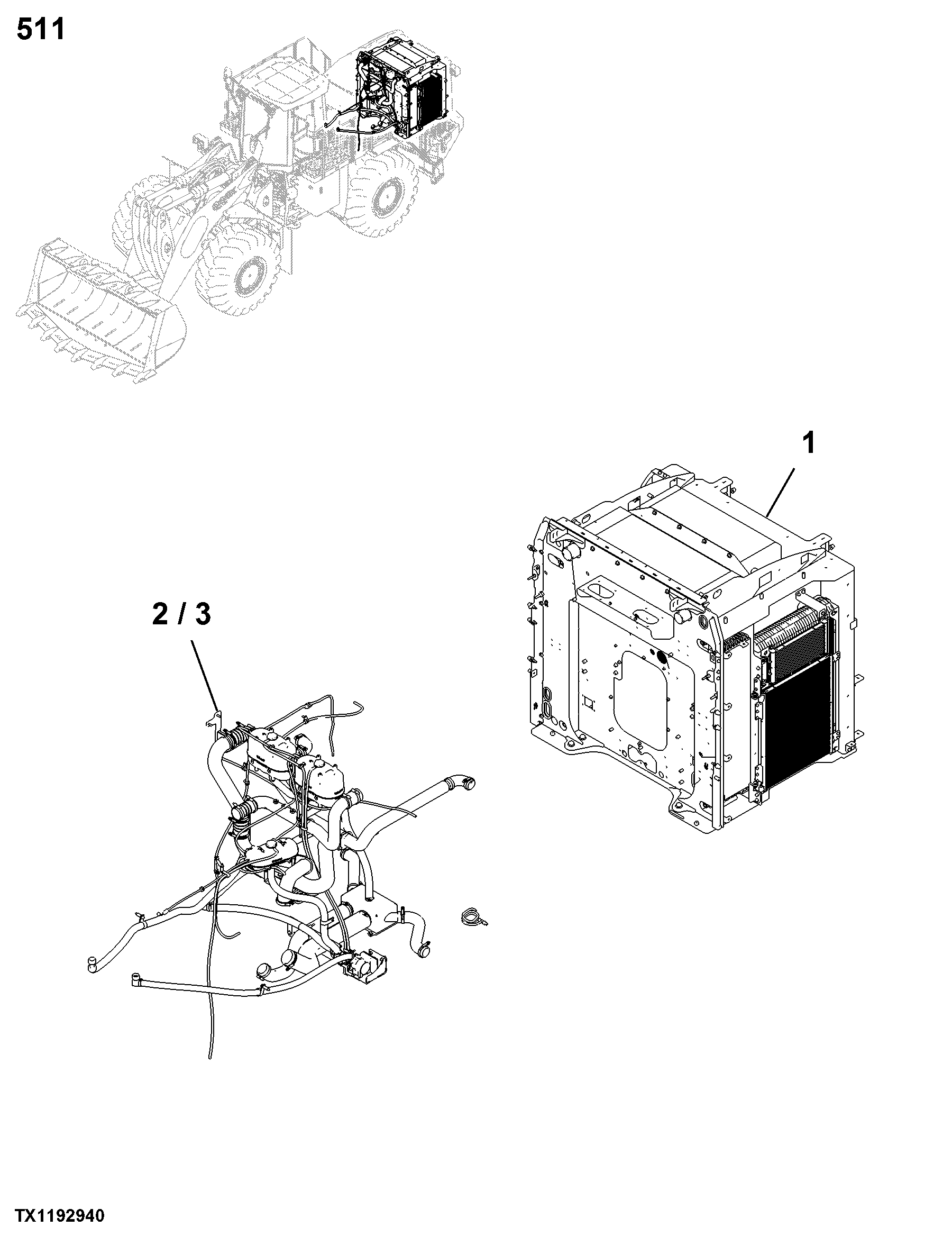 0511 Radiator and Fan Shroud