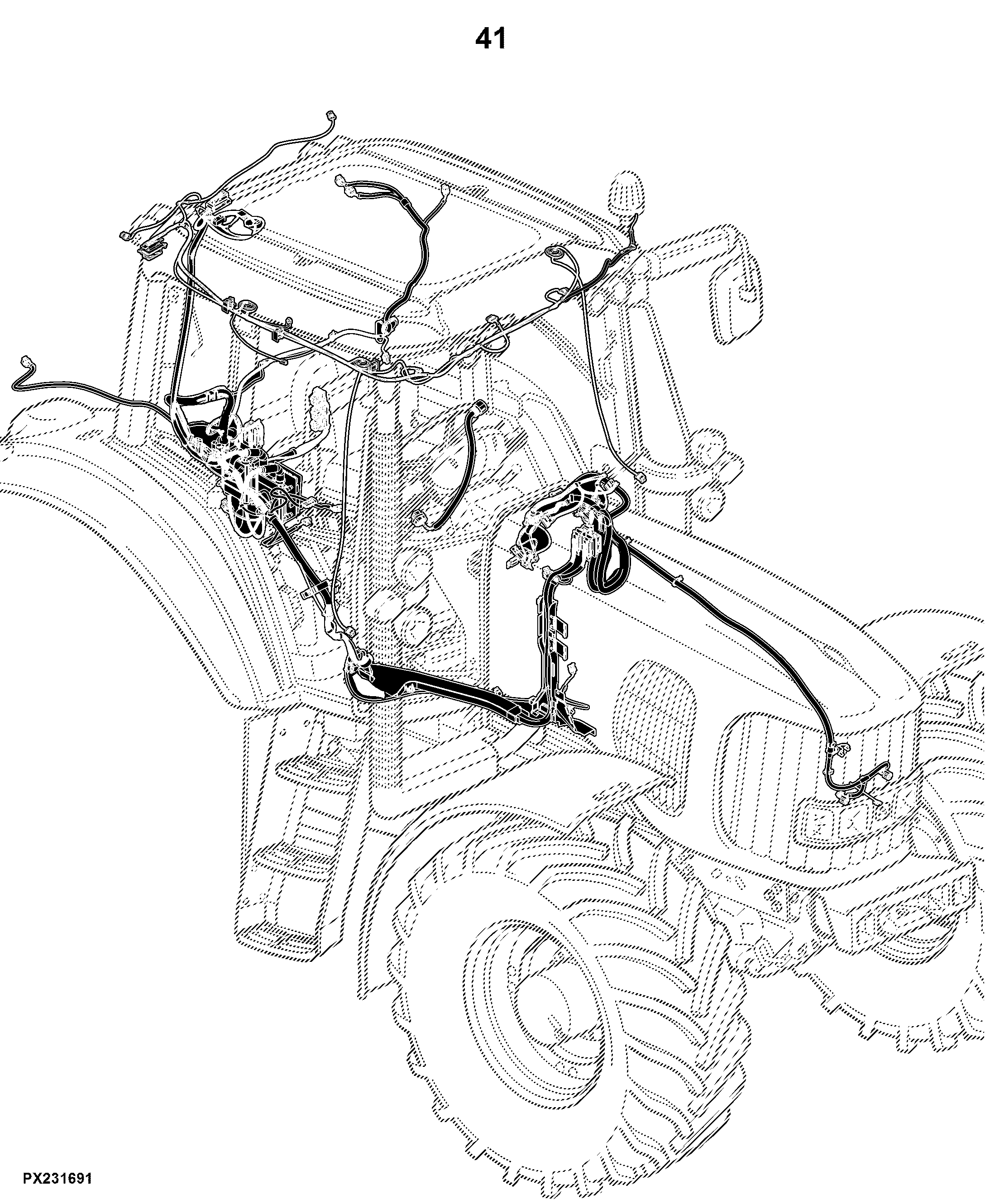 6110D (Tier 0) Tractor (S.N. -059999)(S.N. 060000- )(Worldwide Edition)