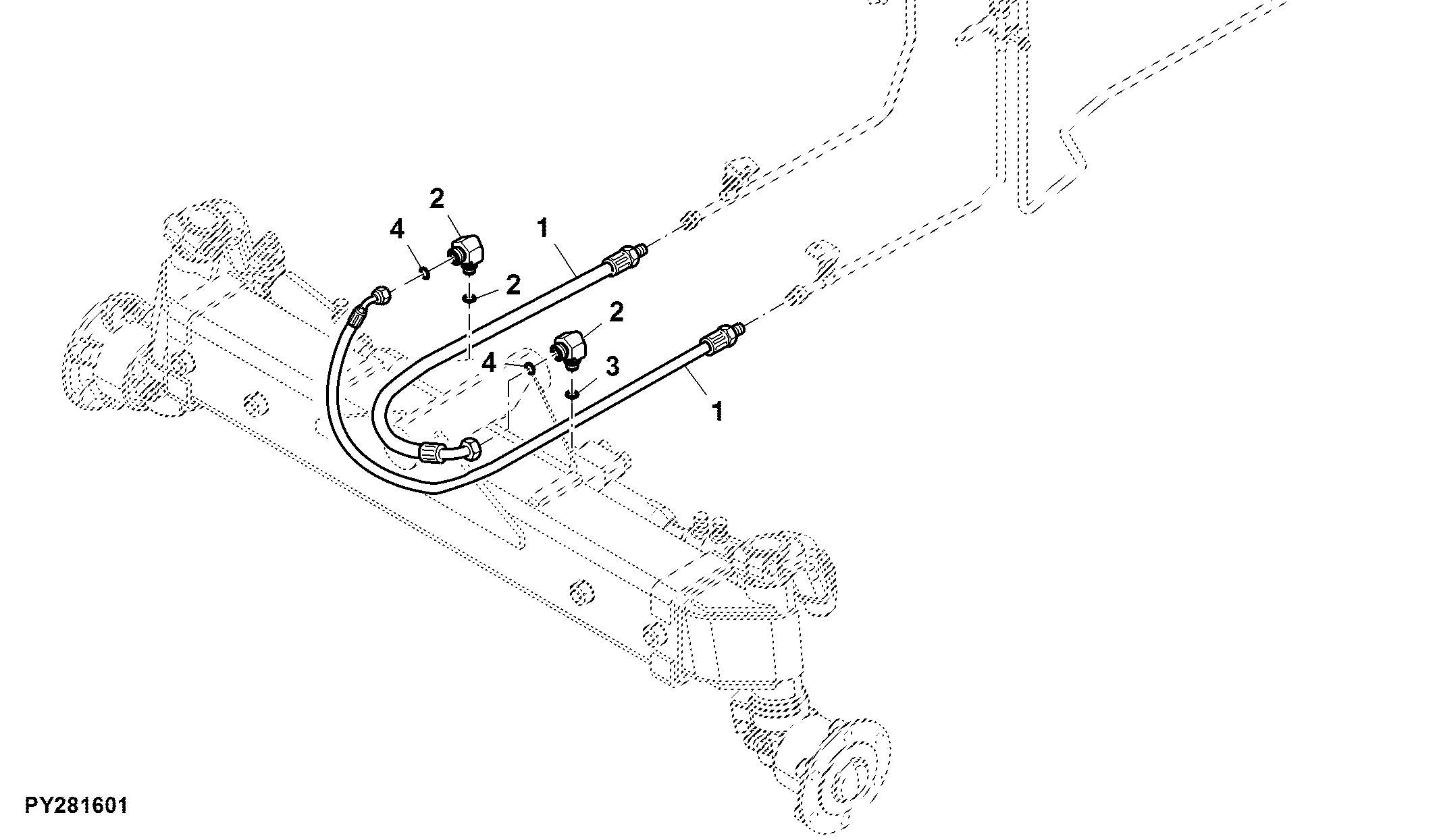 Steering Hoses, 2WD