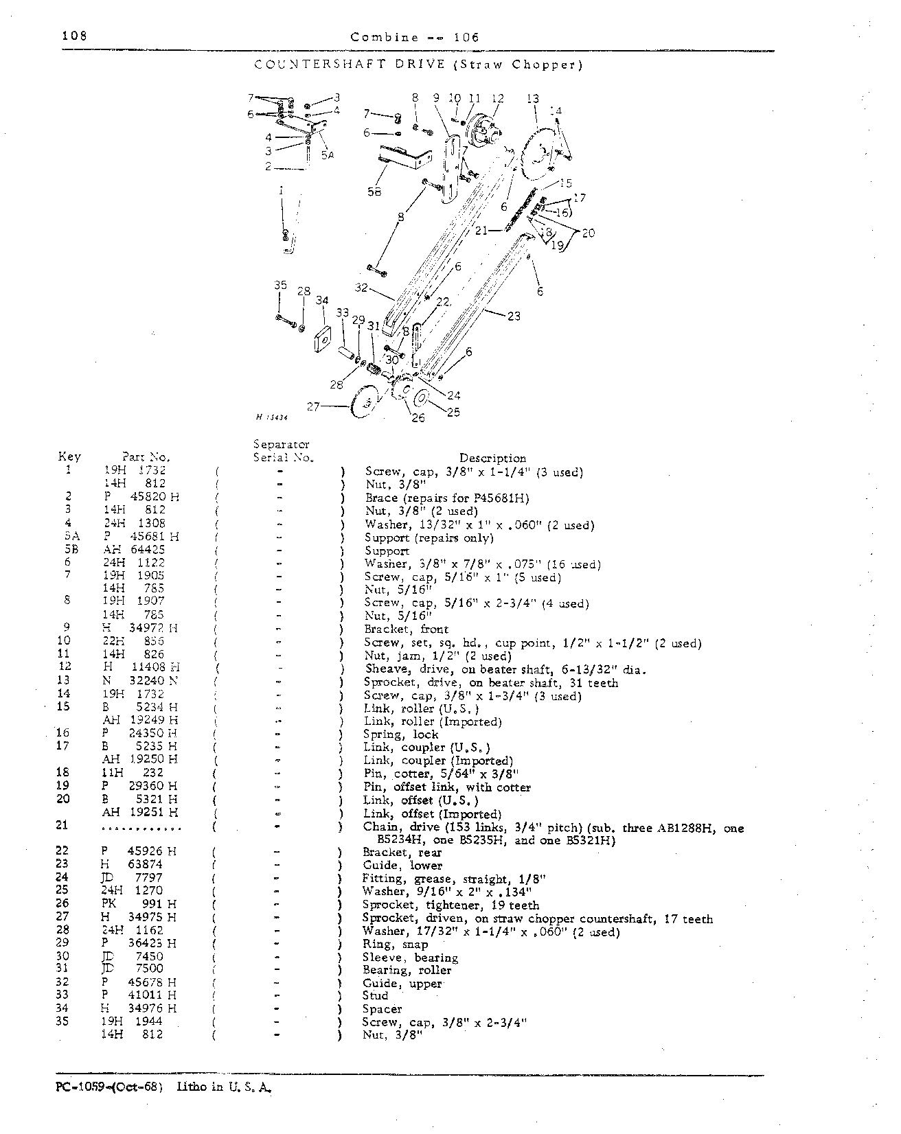Drives and Separator Shields (Continued)
