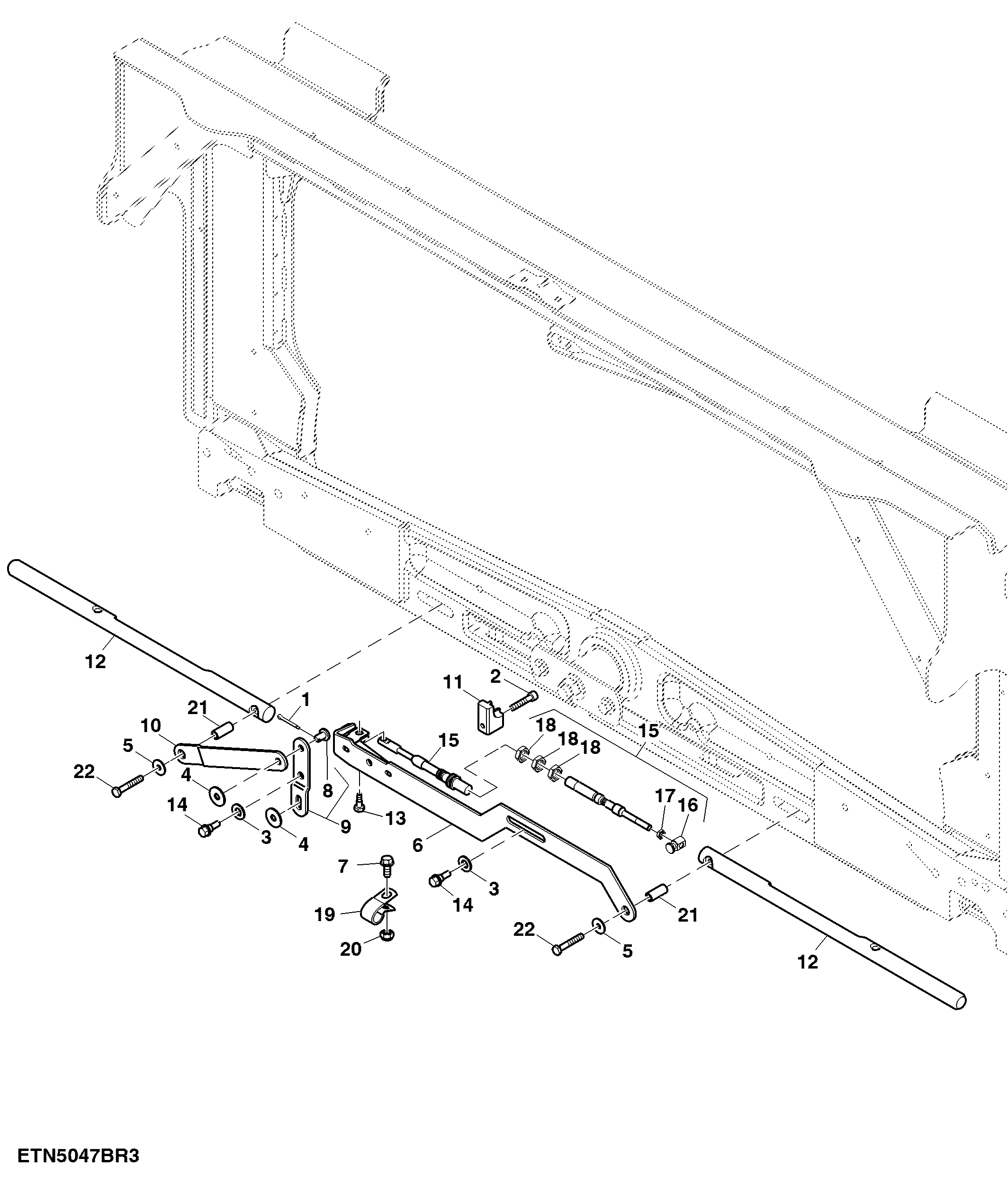 Feeder House Latching Pins, Contour-Master™