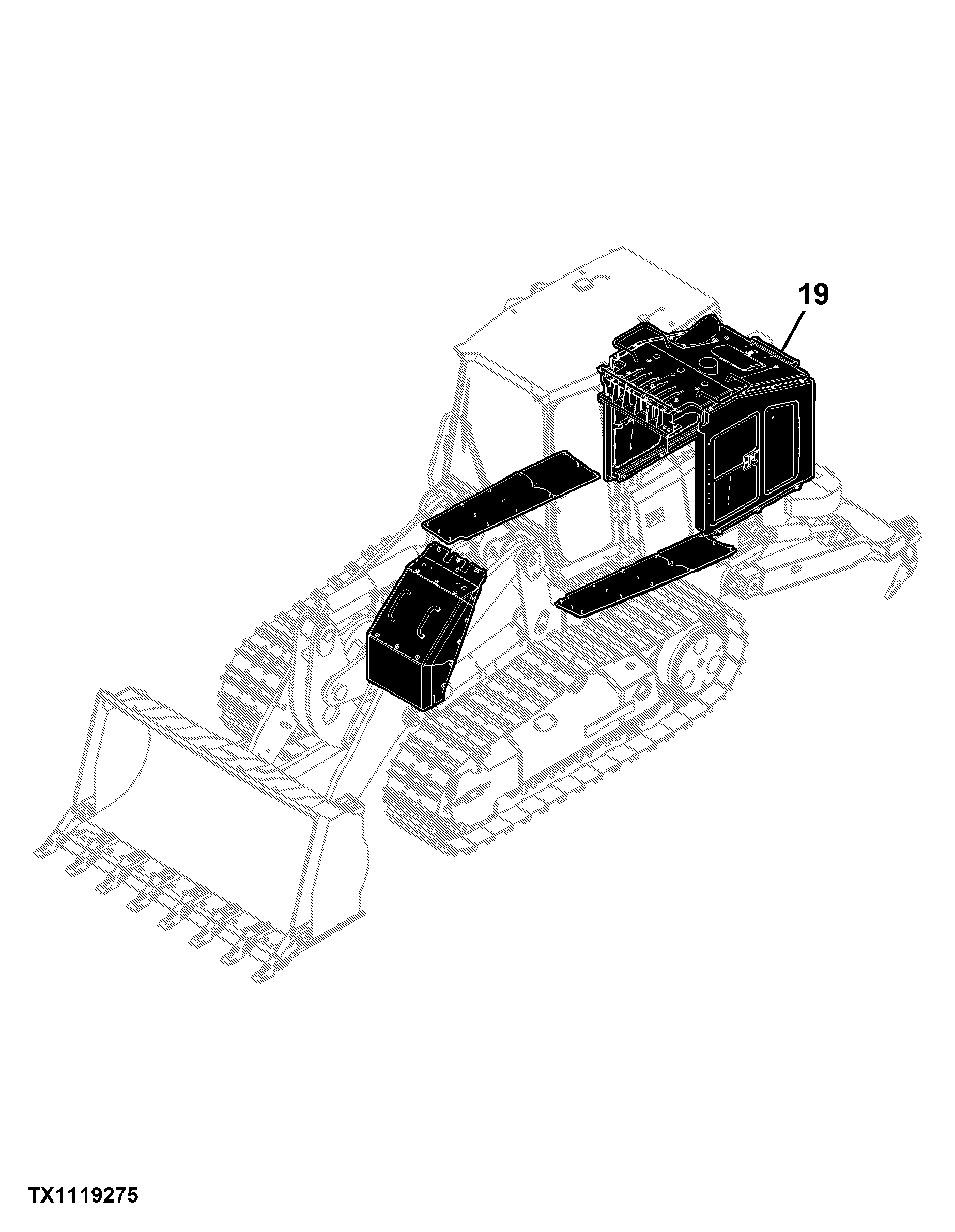 755K Crawler Loader (PIN: 1T0755KX_ _E192242-339325)