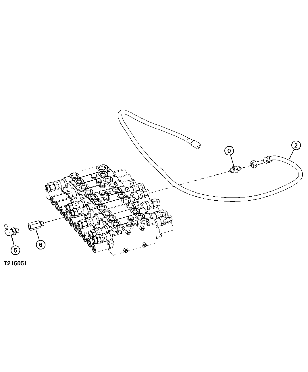 Control Valve Lines (LH Pedal)