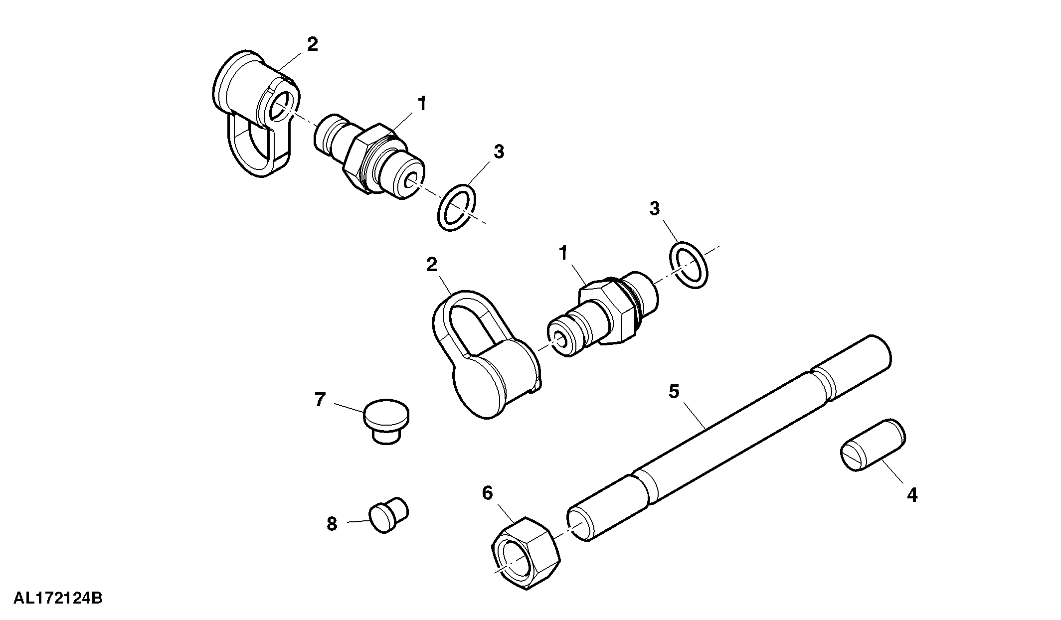 Mounting Parts, Inlet Priority 3, PC-Hydraulics